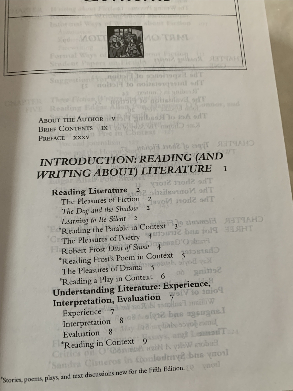 Literature Reading Fiction, Poetry and Drama 5th edition Roberty Diyanni