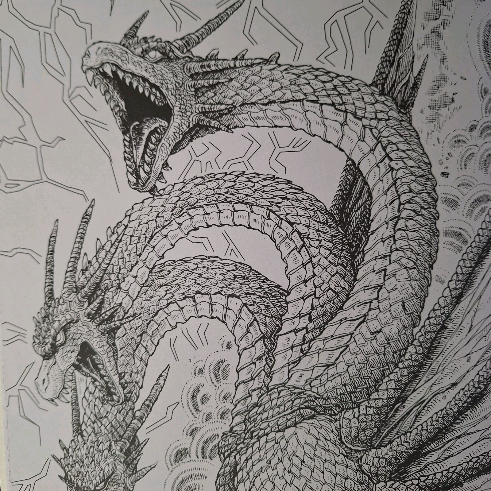 Godzilla: The Official Coloring Book Paperback Titan Books 62 Pictures 31 Pages