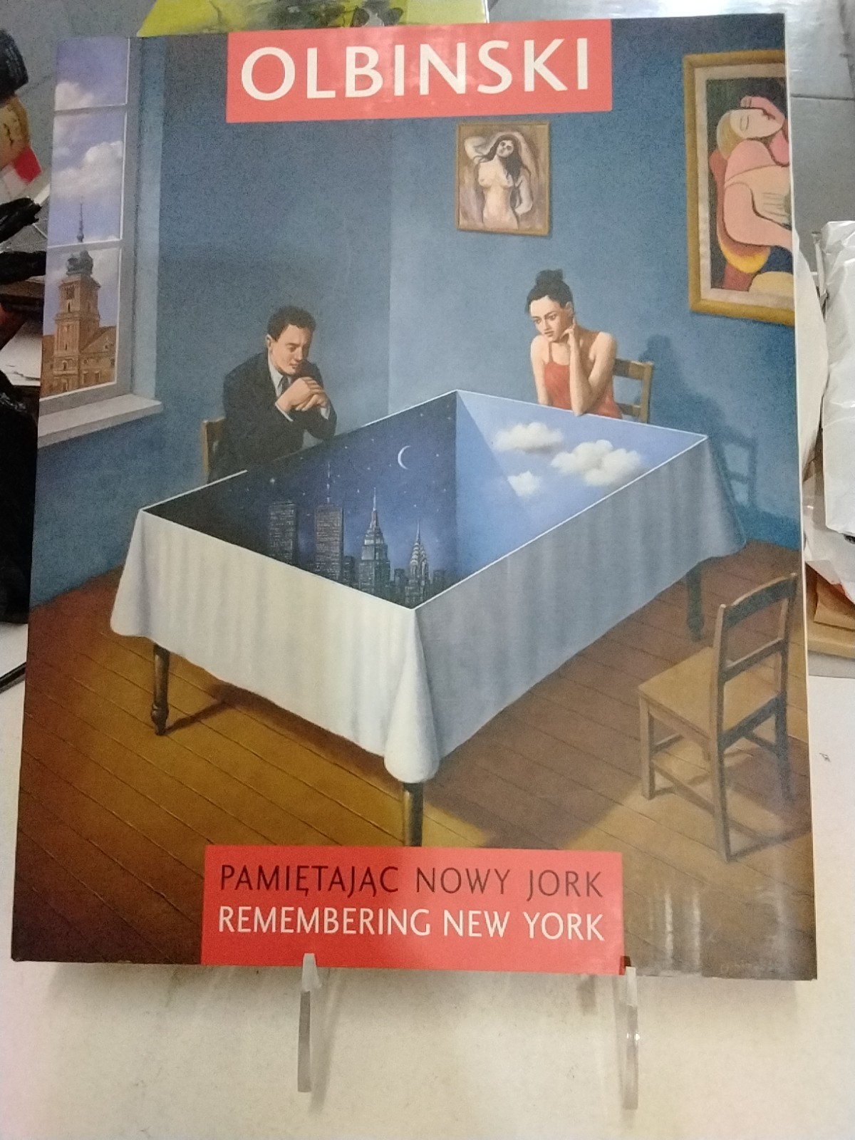 OLBINSKI : REMEMBERING NEW YORK 2001 hcdj 1st English/Polish – Surrealist Art