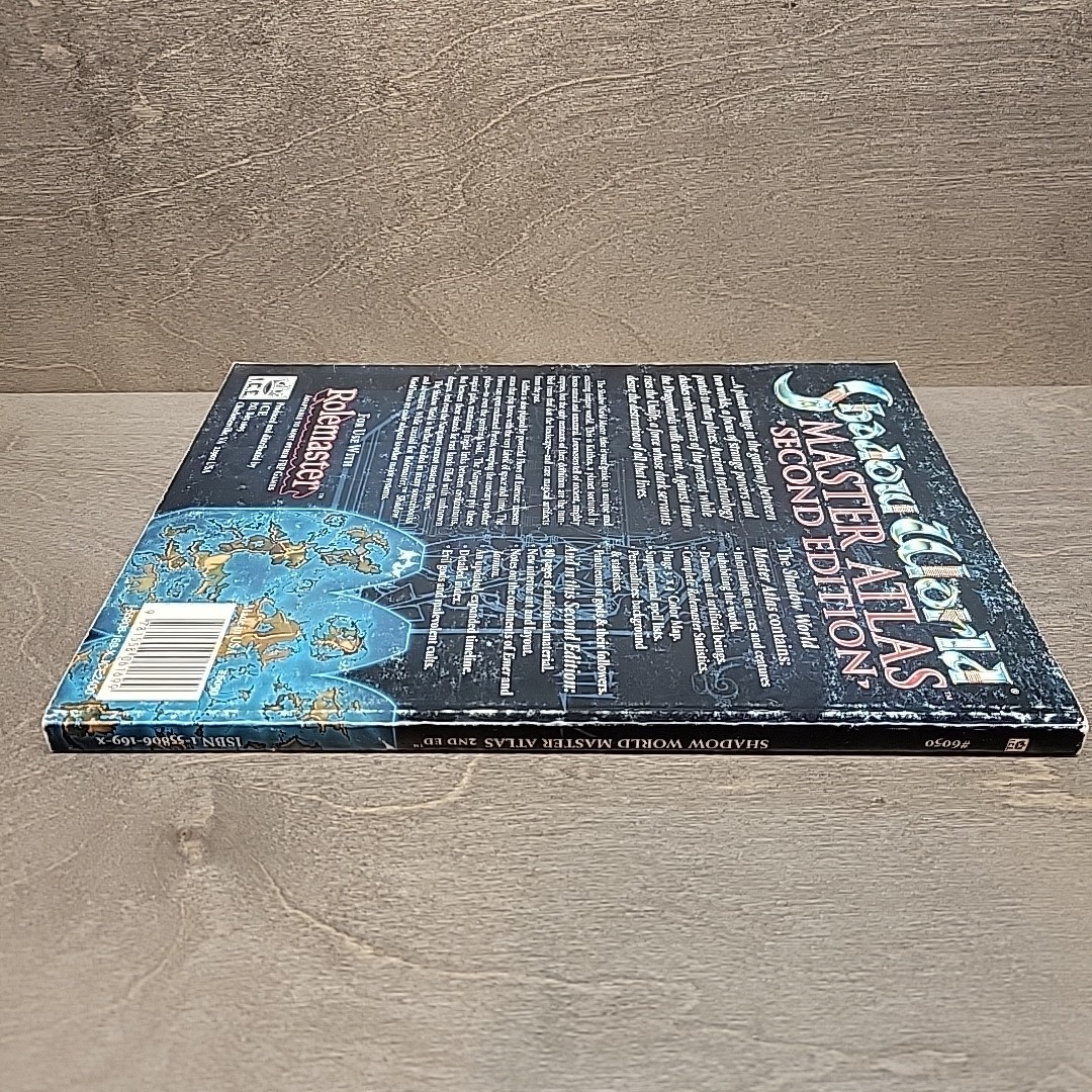 Shadow World Master Atlas Second Edition RPG Gaming Book For Use With Rolemaster