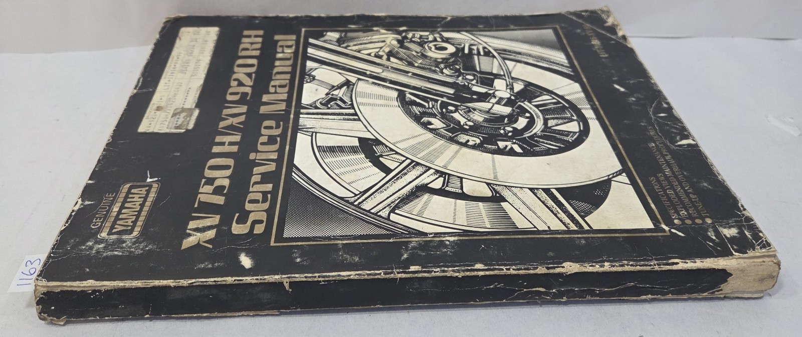 Genuine Yamaha XV750 H, XV920 RH Service Manual Shop Repair Book OEM XV 750 920