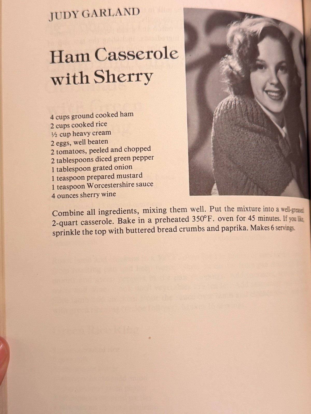 Guess Who’s Cooking Dinner Maria Adams Bell 1979 Celebrity Cookbook Liza Minnell