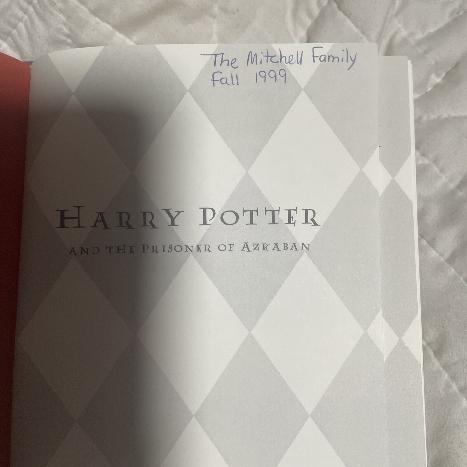 Harry Potter and the Prisoner of Azkaban by J.K Rowling, 1st Edition, 1st Print!