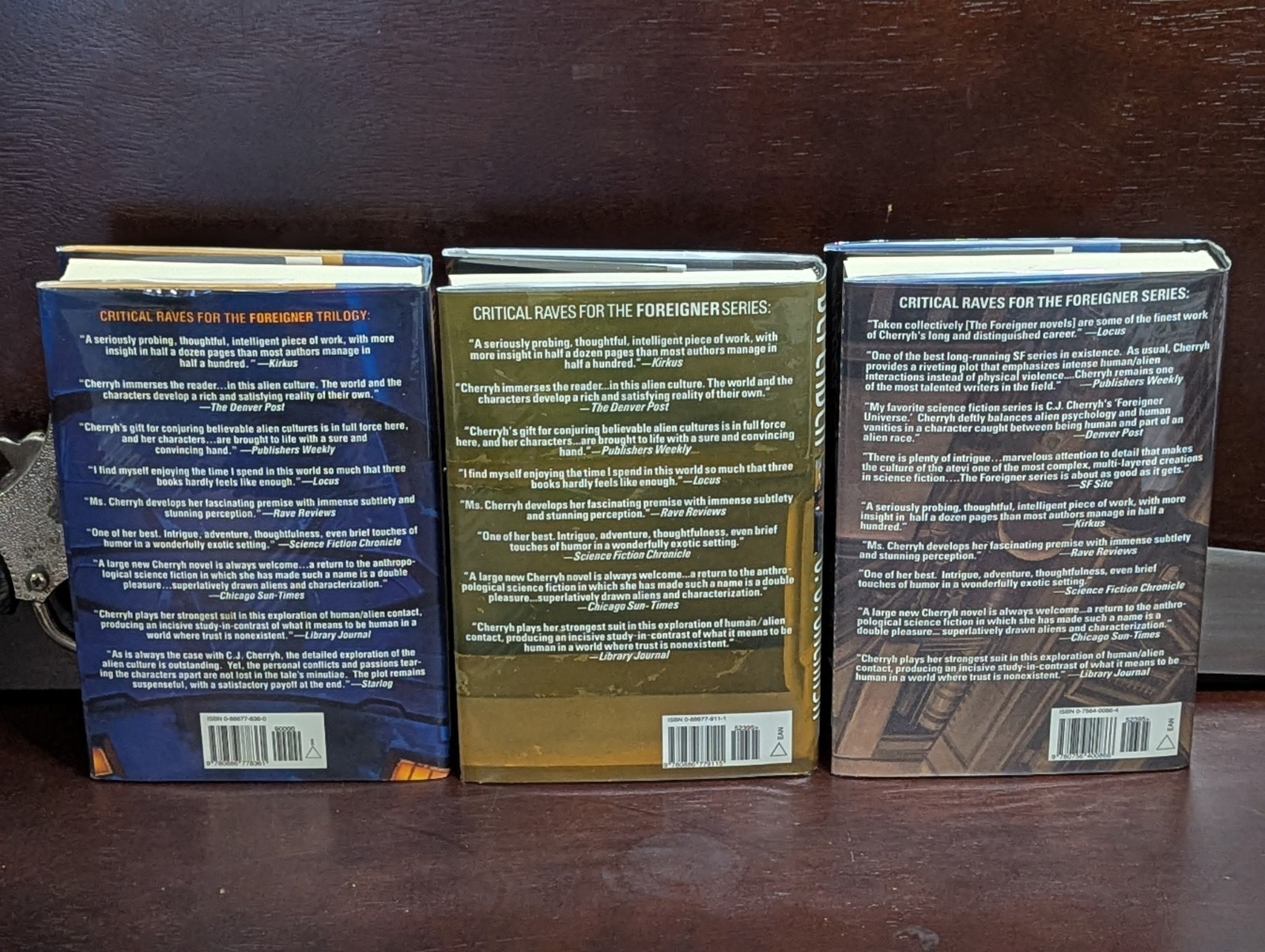 ​​​C.J. Cherryh Foreigner 2nd Sequence Precursor Defender Explorer 1st/1st HCDJ