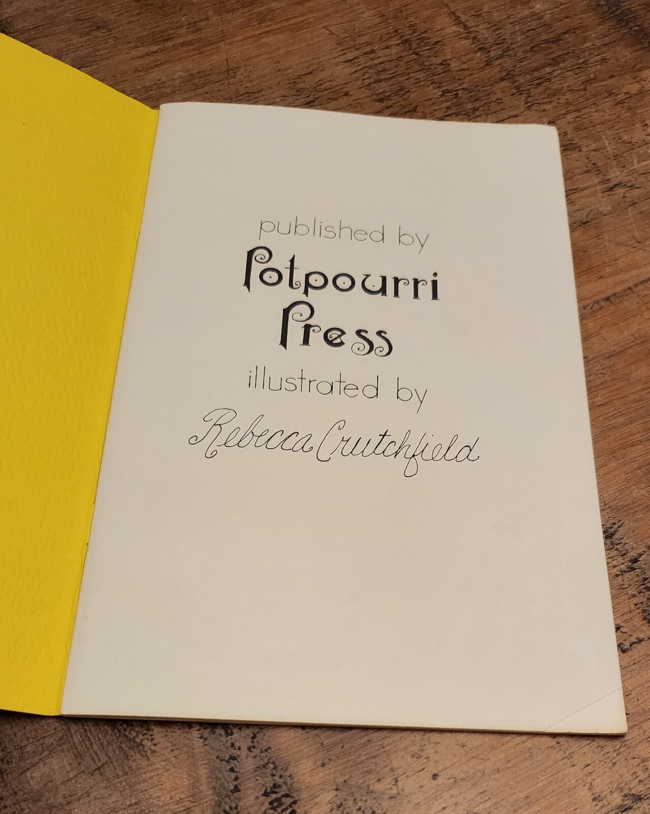 Fondue Cook-In 1968 Potpourri Press Rebecca Crutchfield Booklet Pamphlet 16 Page