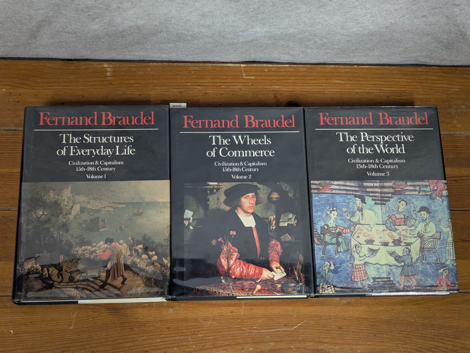 Fernand Braudel Civilization & Capitalism 15th – 18th Century 1979 HCDJ 1st/1st