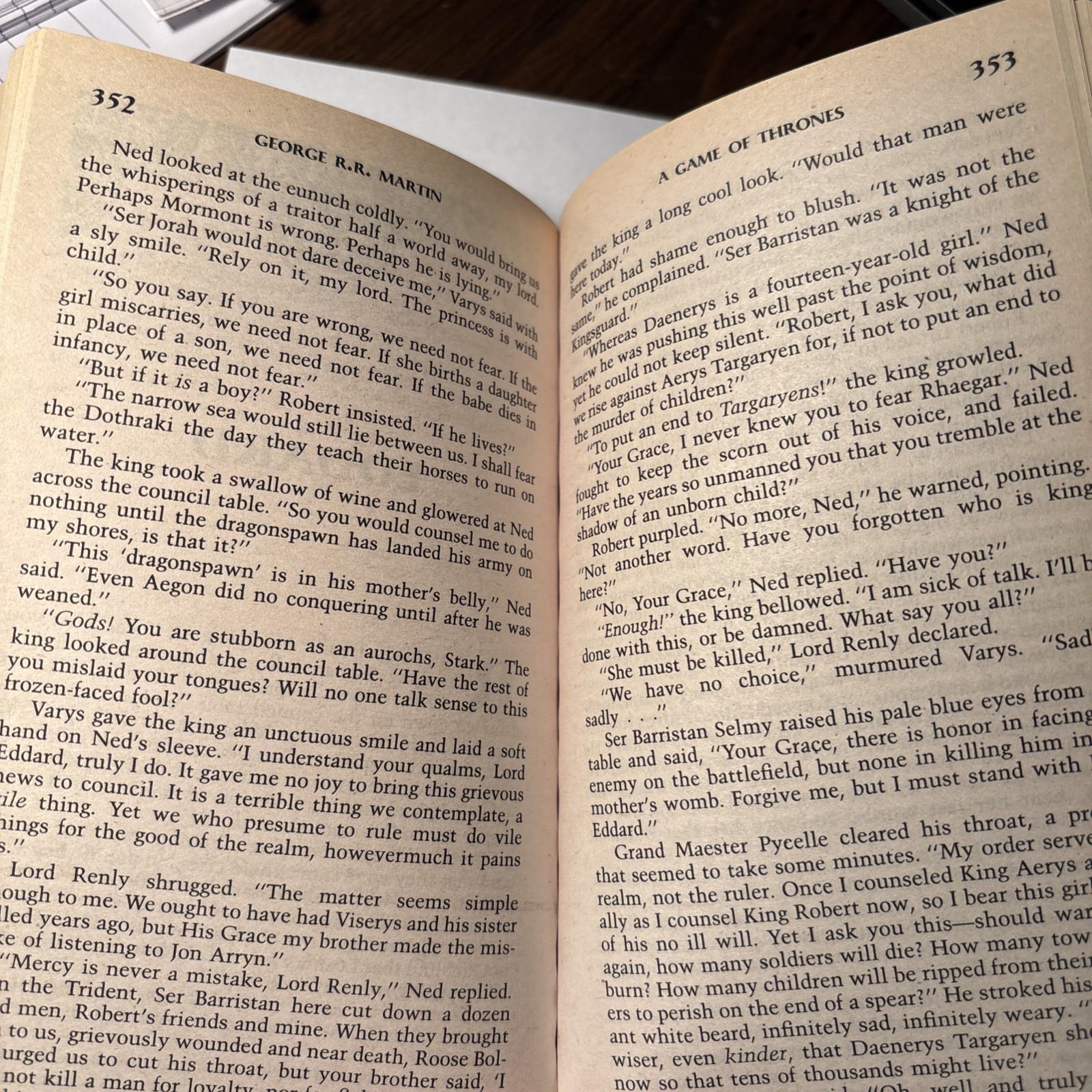 A Game of Thrones – George R. R. Martin – 1st Edition / 1st Print – 1997 PB