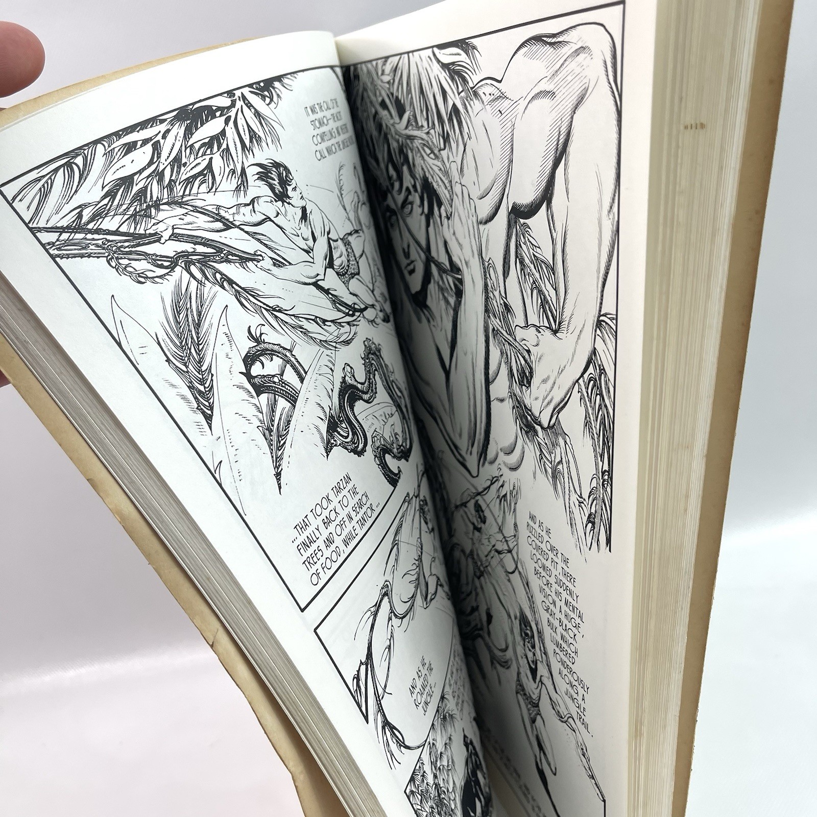 Jungle Tales of Tarzan Edgar Rice Burroughs Burne Hogarth Illustrated Book 1976