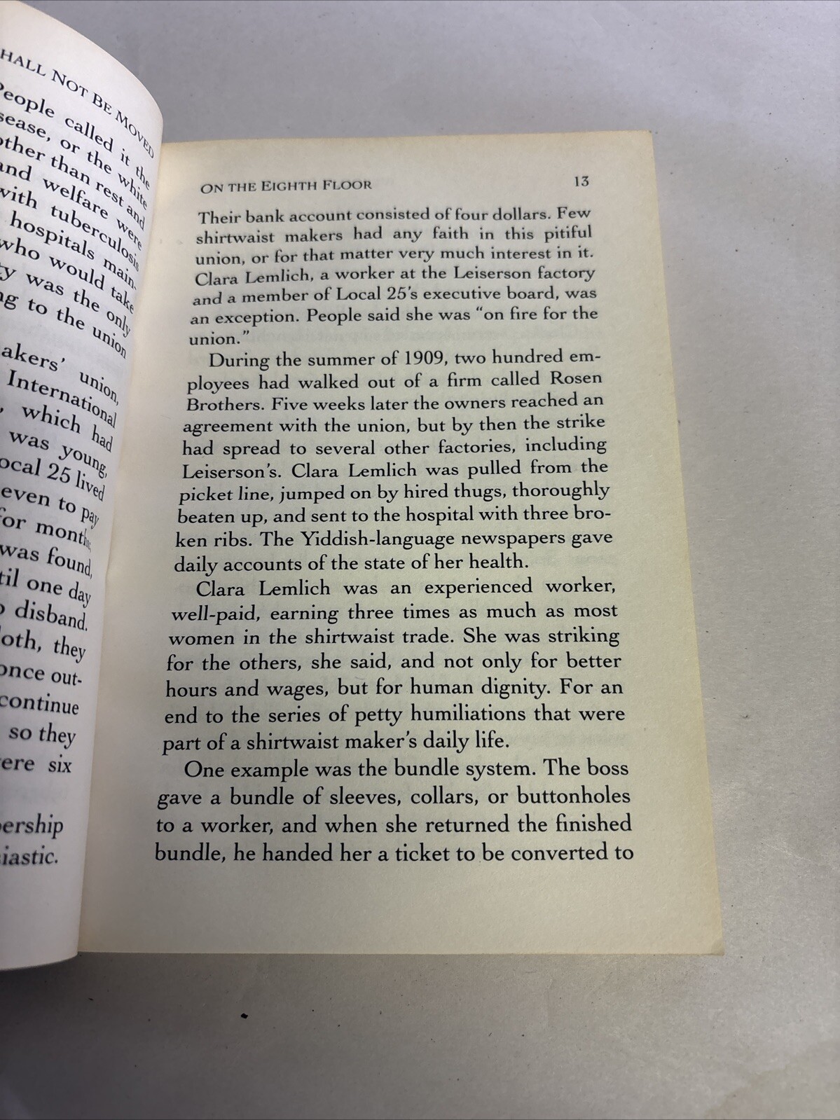 We Shall Not Be Moved : The Women’s Factory Strike of 1909 by Joan Dash…