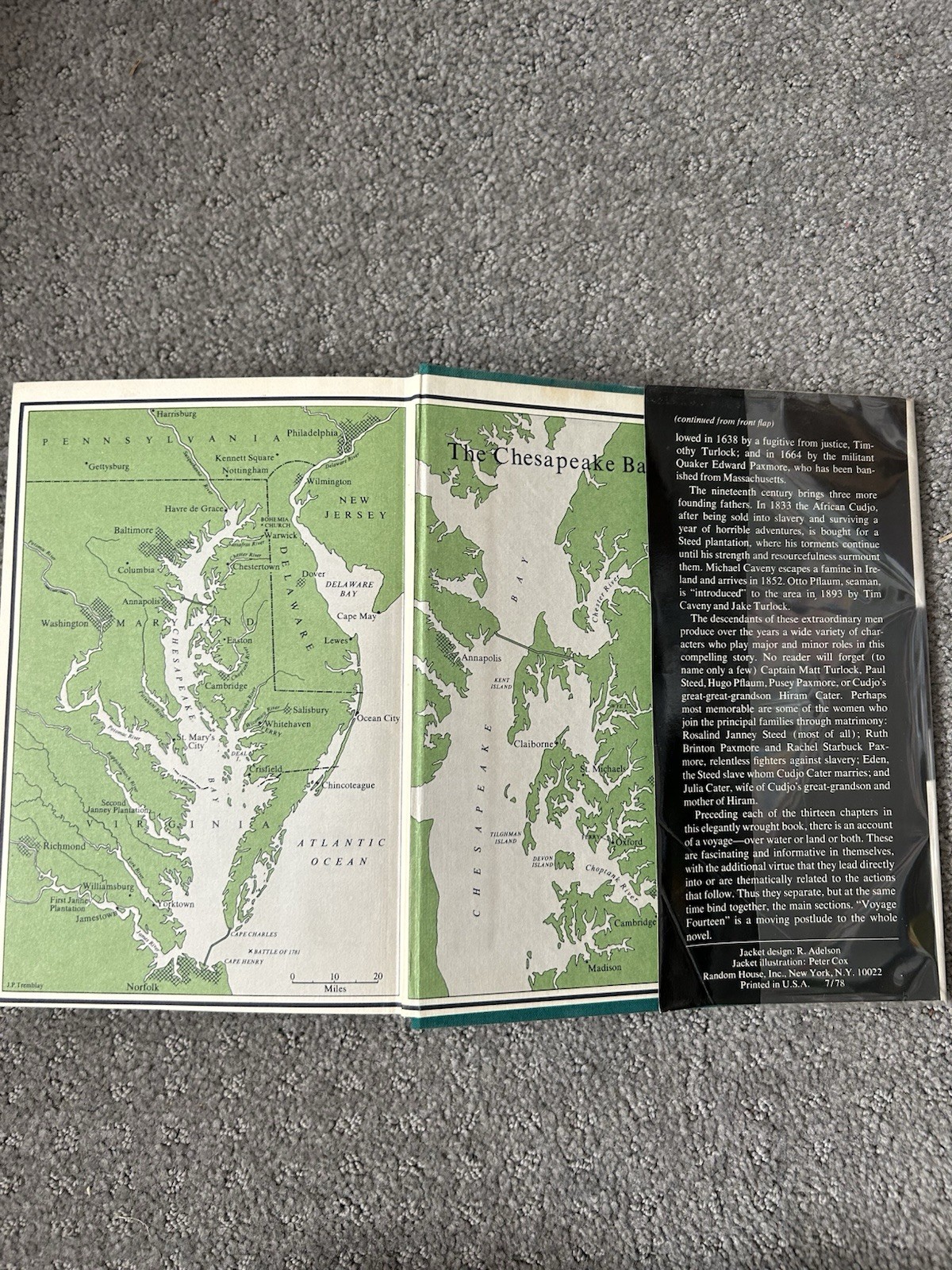 Chesapeake by James A. Michener. 1978. HCDJ.