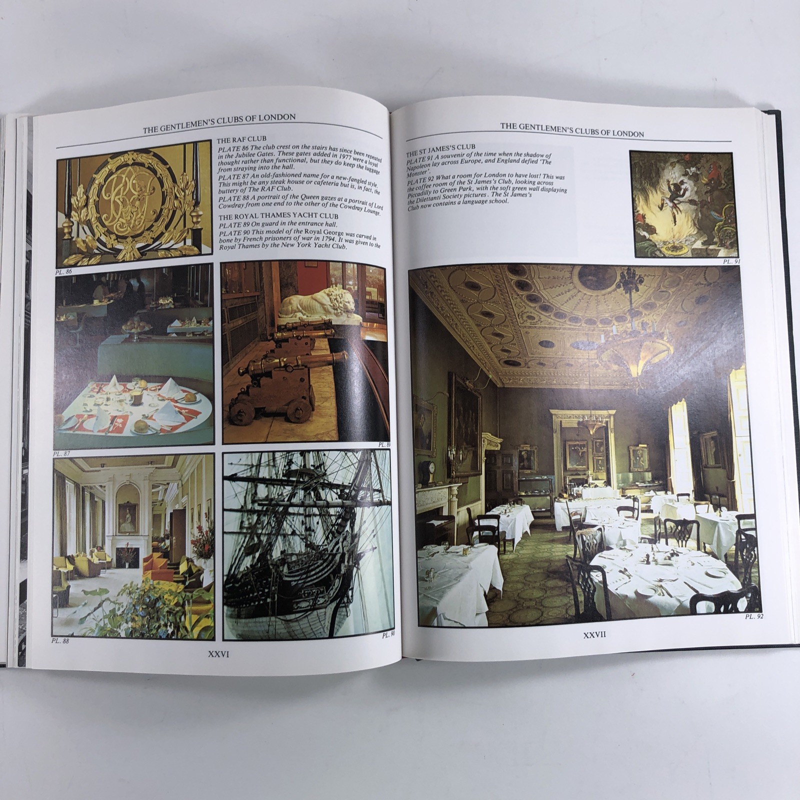 THE GENTLEMEN’S CLUBS OF LONDON By Anthony Lejeune 1984 HCDJ