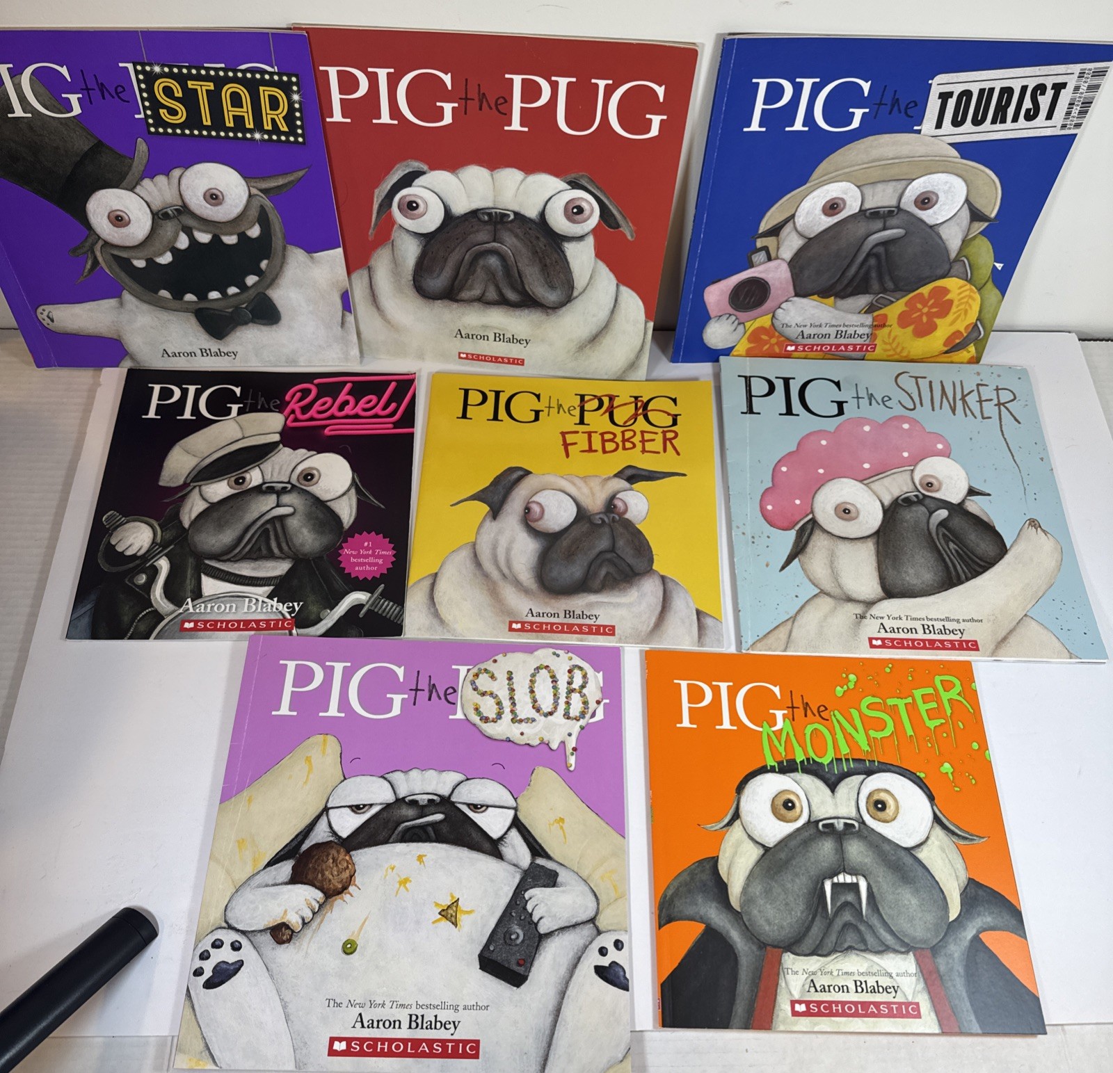 8 PIG THE PUG BOOKS SET BY Aaron Blabey Books (PB)