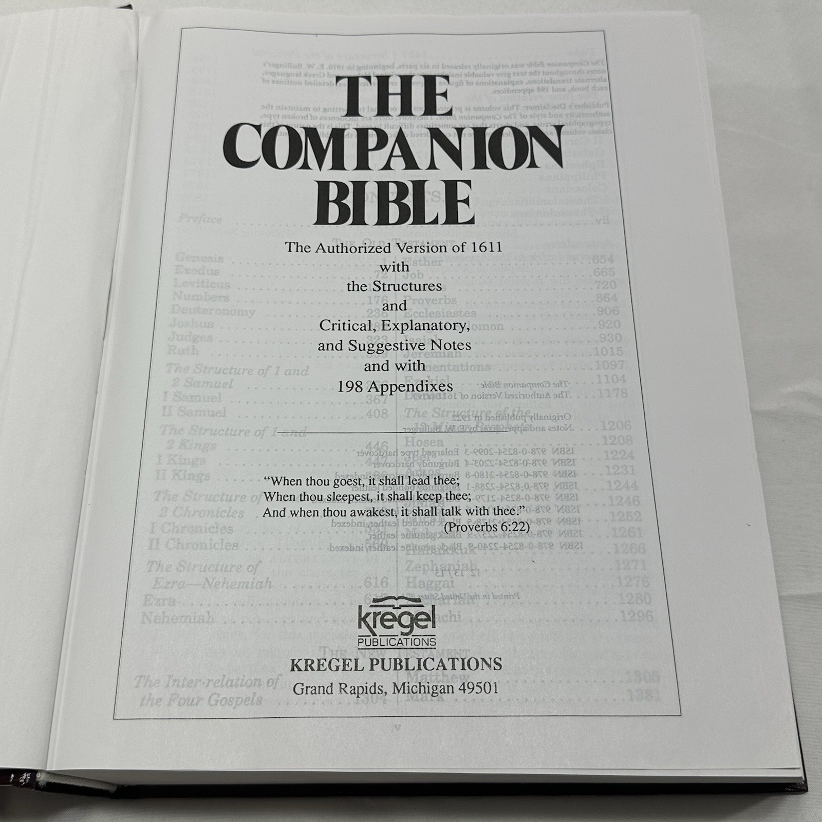 The Companion Bible Enlarged Type Edition KJV Hardcover KJV