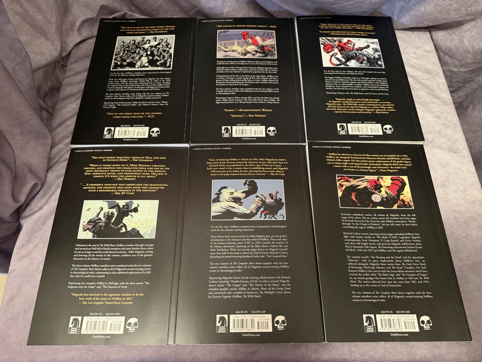 Hellboy BPRD Lot TPB Mike Mignola Graphic Novel Collection