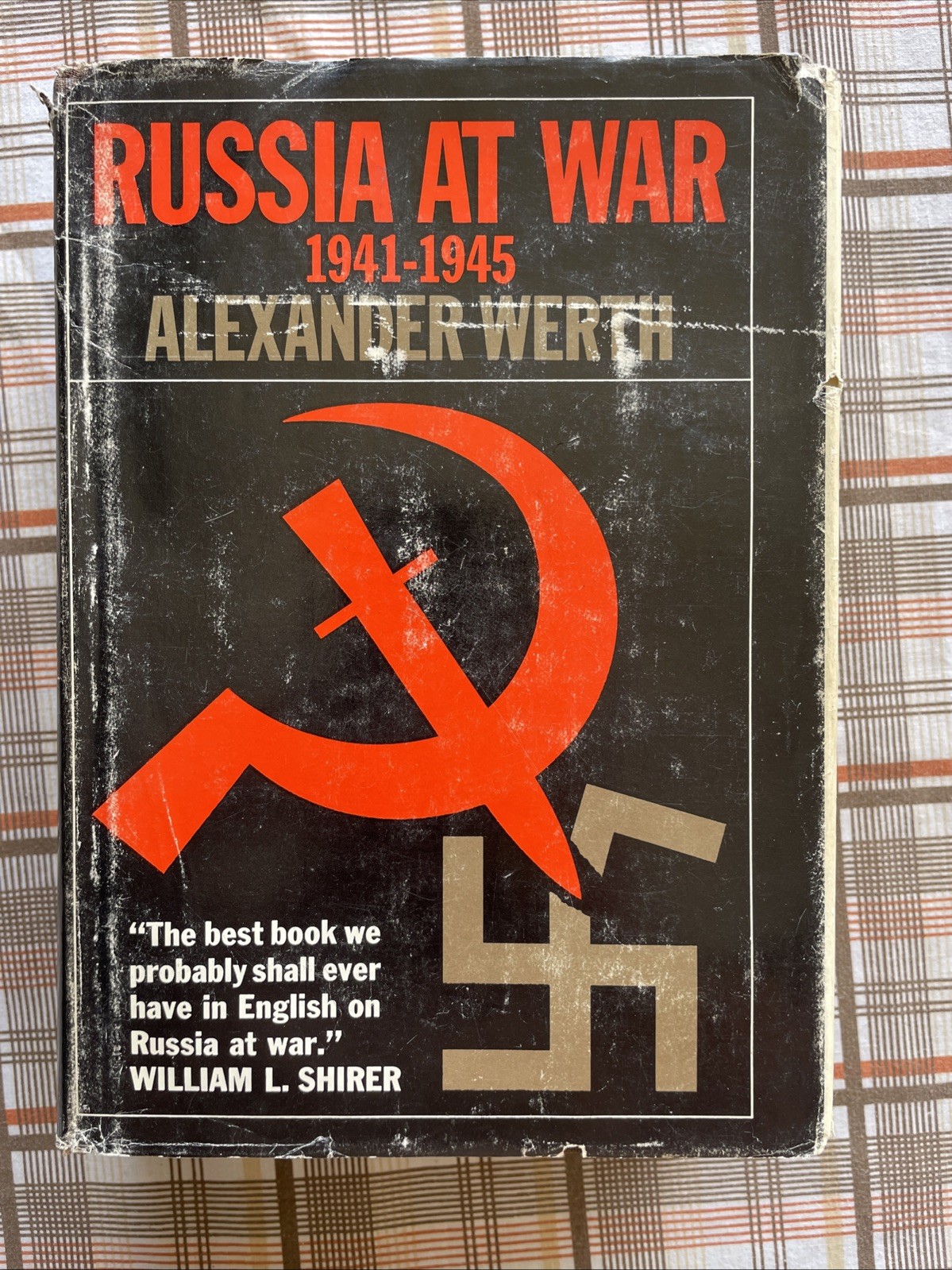 Russia at War 1941-45 by Alexander Werth (1964 Dutton HCDJ 100 pages, Illustrat)