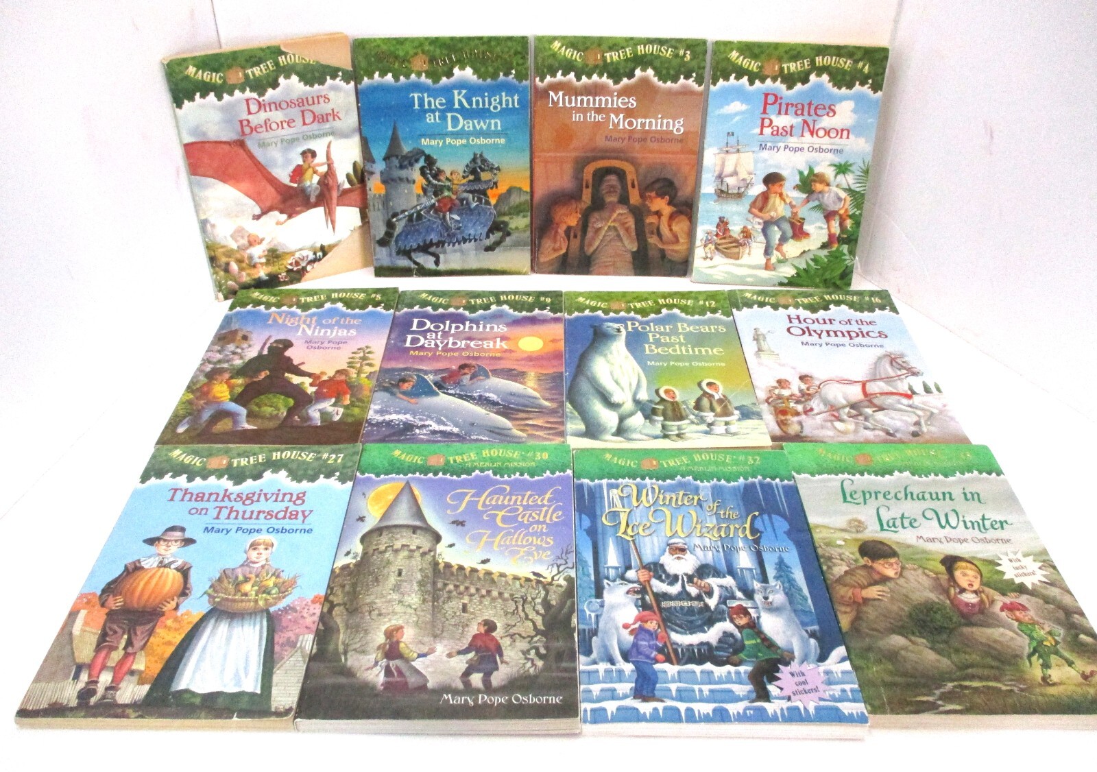 Lot of 12 Assorted Magic Tree House Paperback Books Pre-Owned