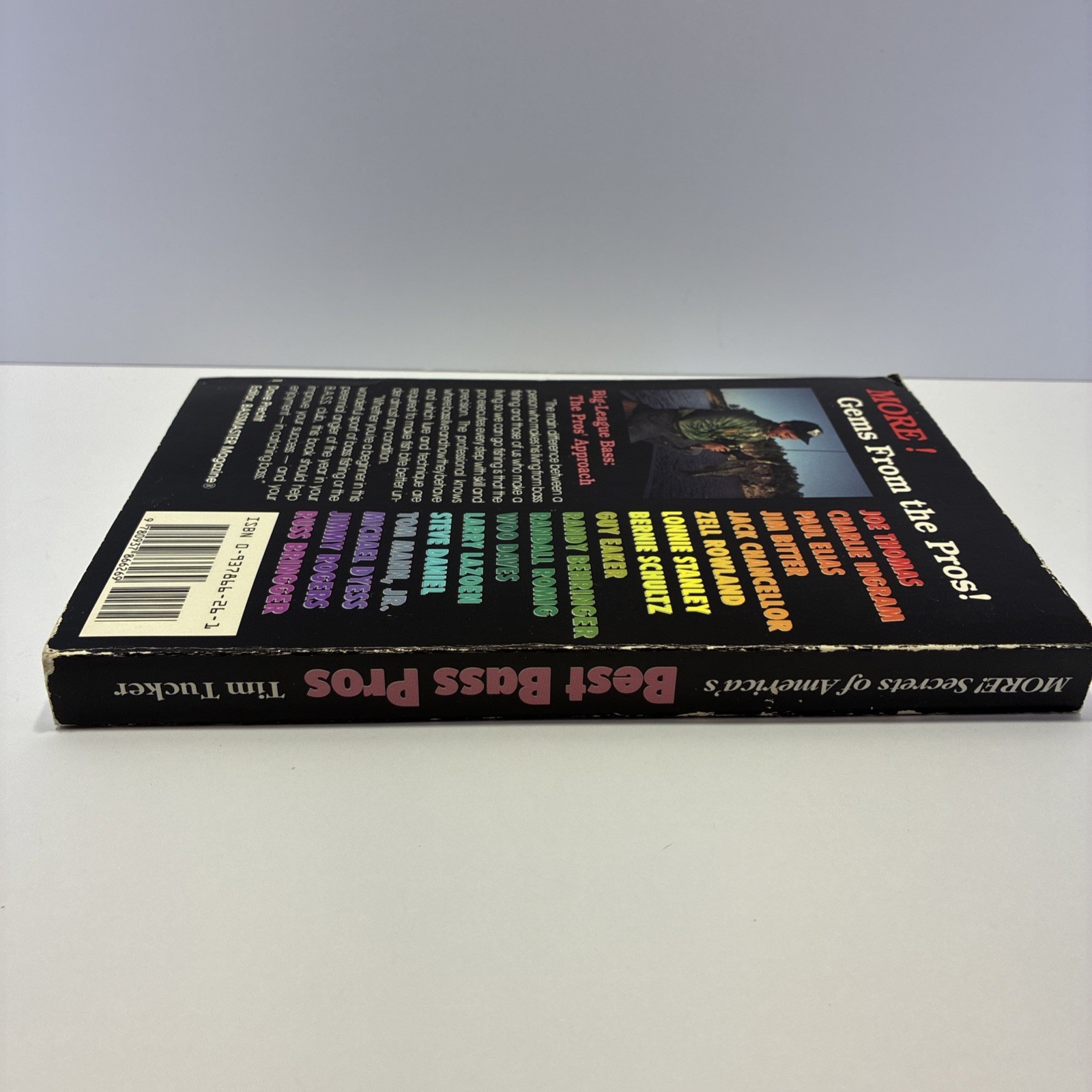 More Secrets of Americas Best Bass Pros – Paperback by Tucker, Tim VTG 260 Pages