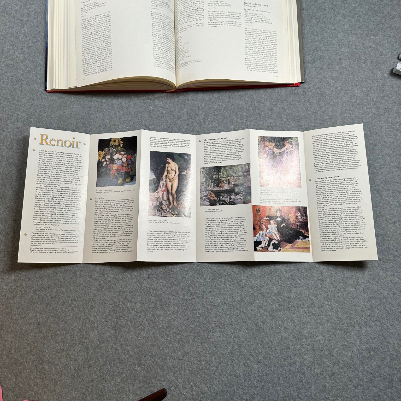 Renoir 1981 Harry N. Abrams Art Book Exhibition Catalog Illustrated