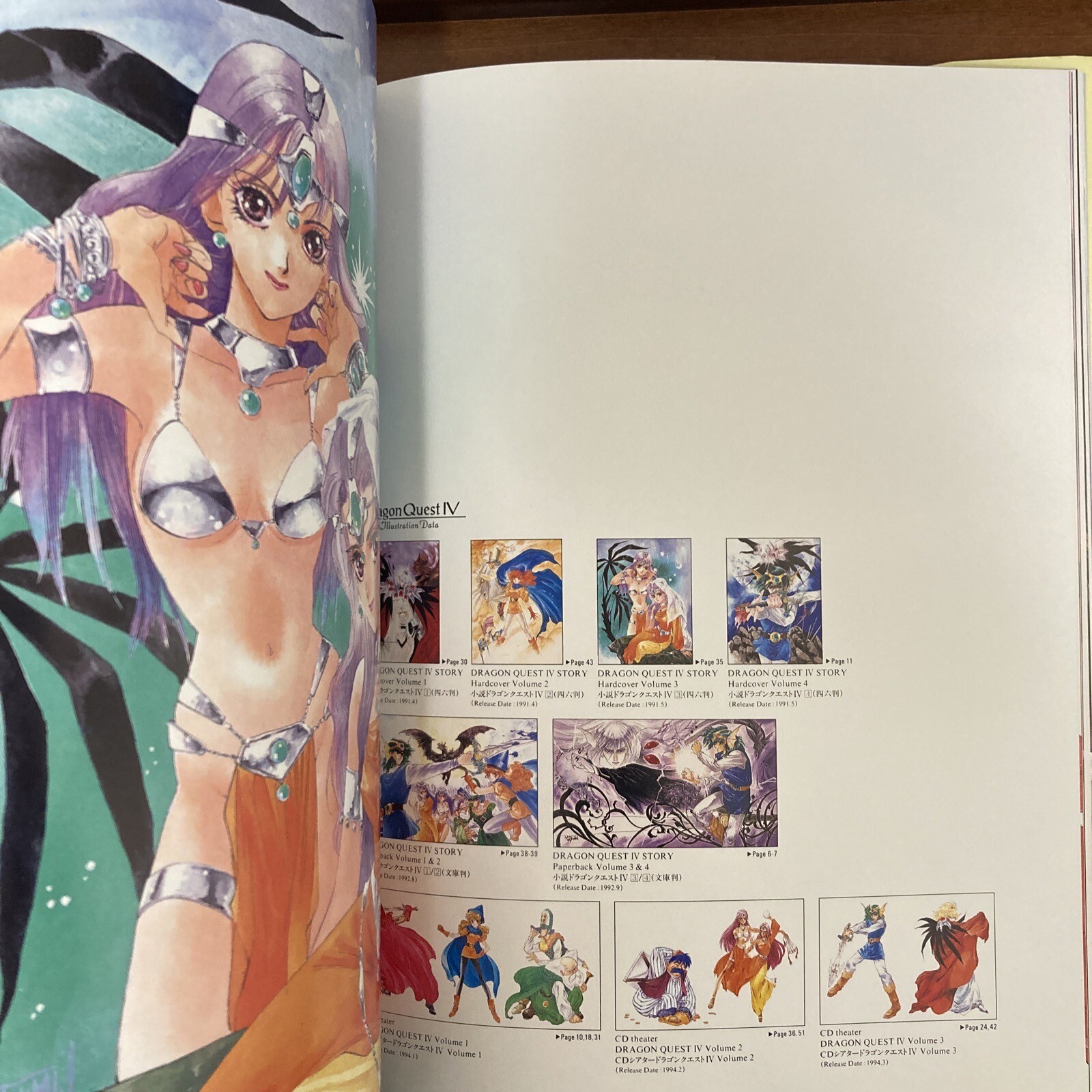 DRAGON QUEST Mutsumi Inomata Art Book Illustration