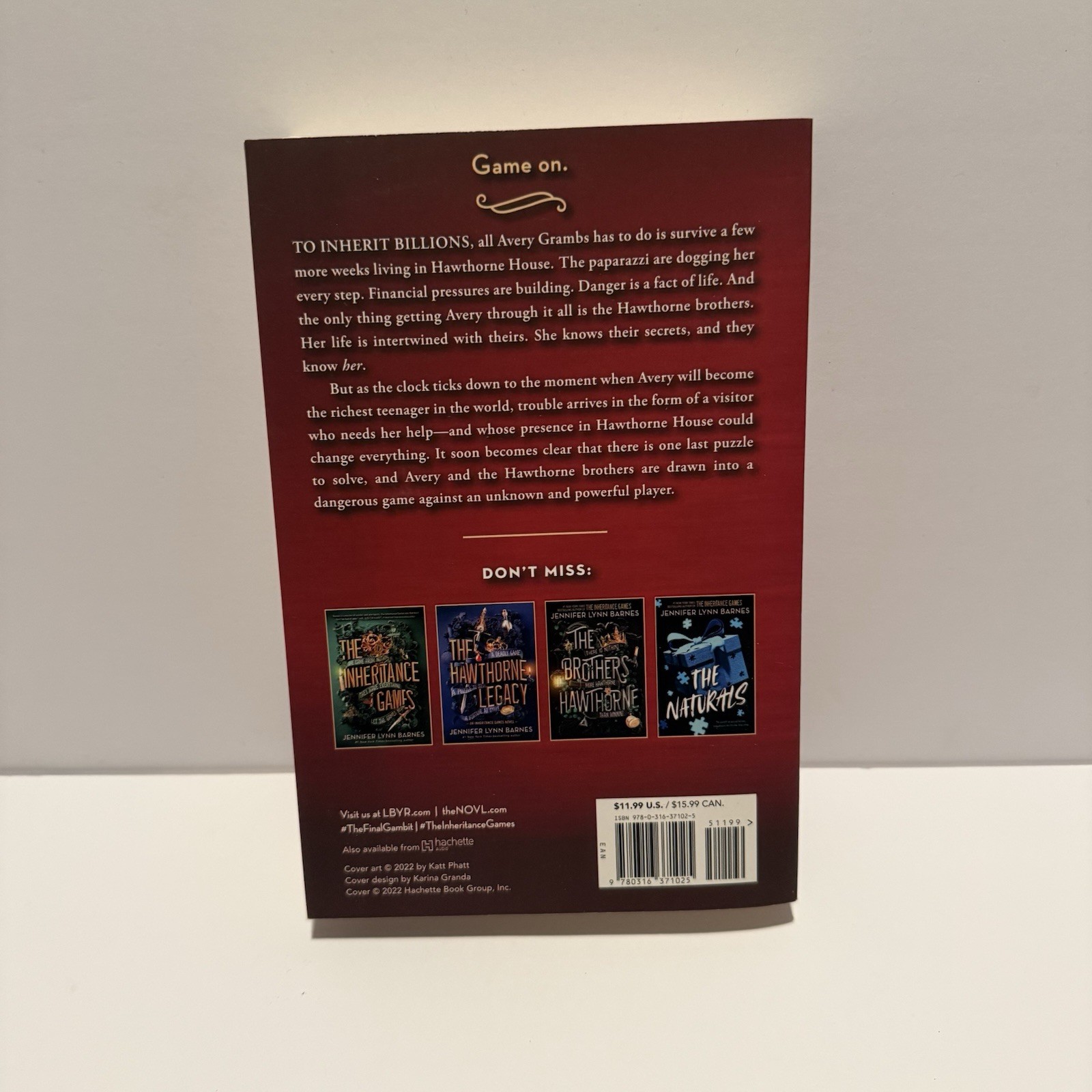 Jennifer Lynn Barnes Inheritance Games Series 3 Books TPB Set Hawthorne Legacy