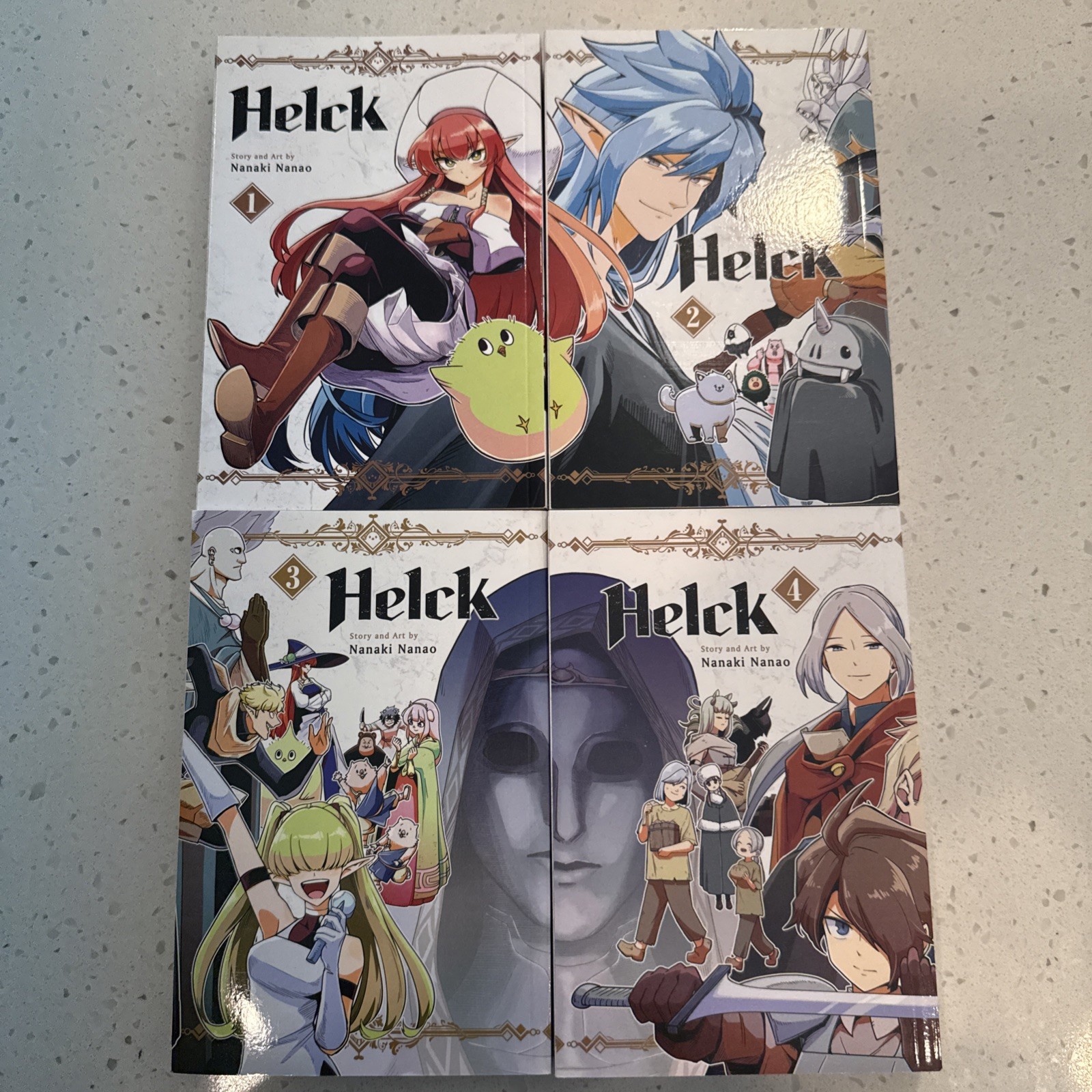 Helck #1-4 Nanaki Nanao Manga Viz Media Shonen Sunday