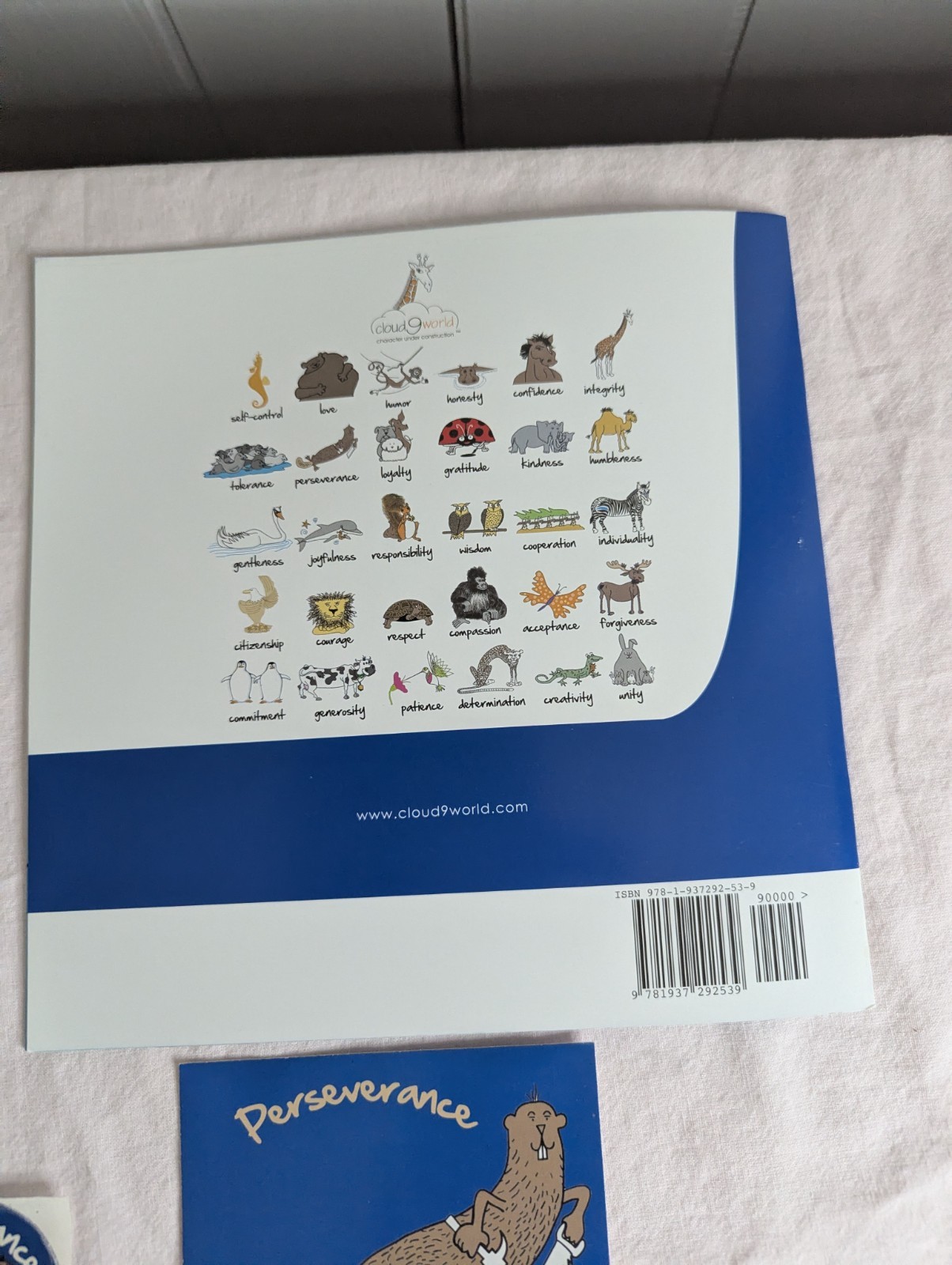 Home School Teachers Cloud 9 world character book PERSEVERANCE Kindergarten -1st