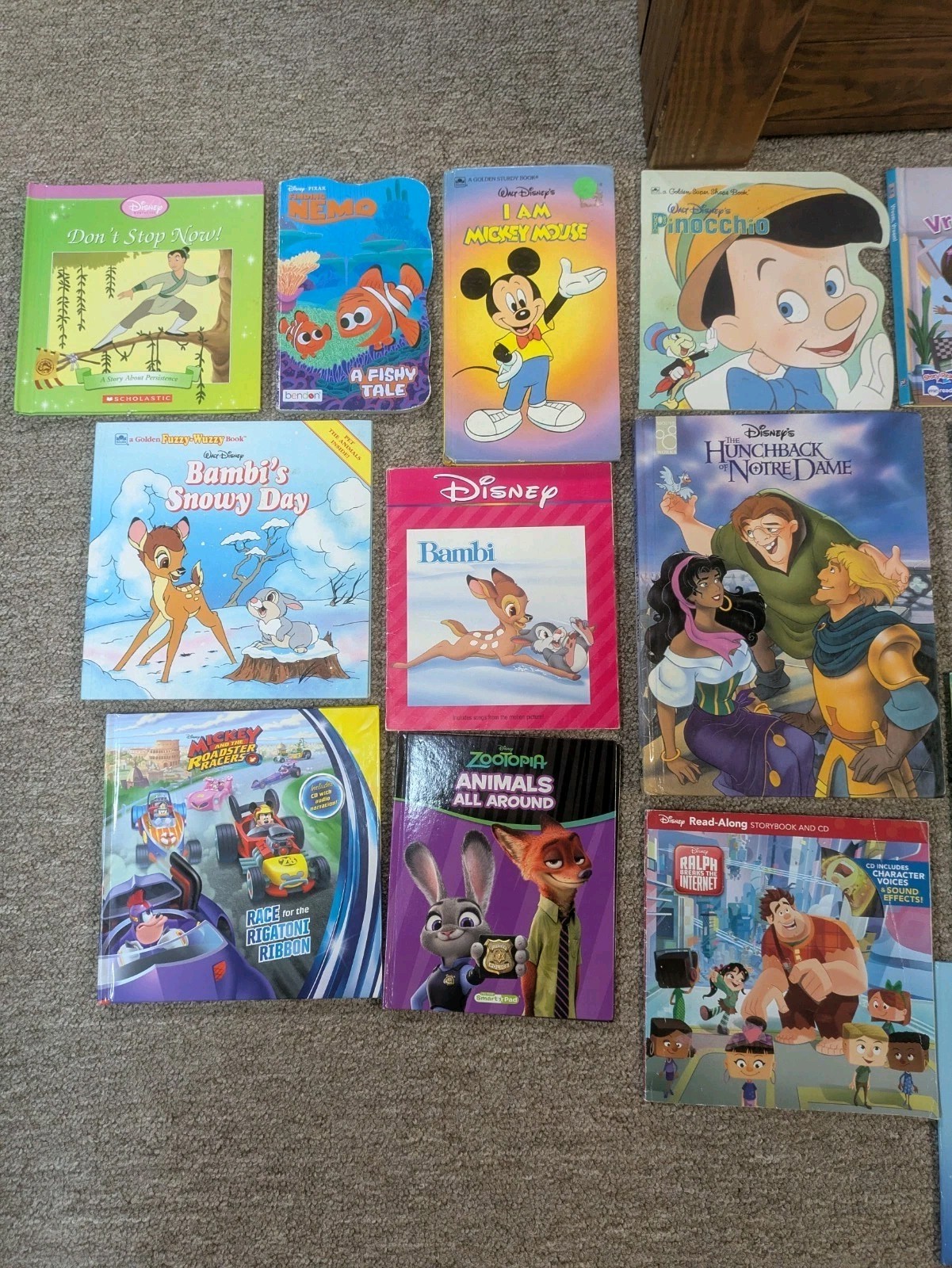 Lot Of 20 Disney Children’s Books – Great Assortment Of PB & HC! Mickey, Bambi