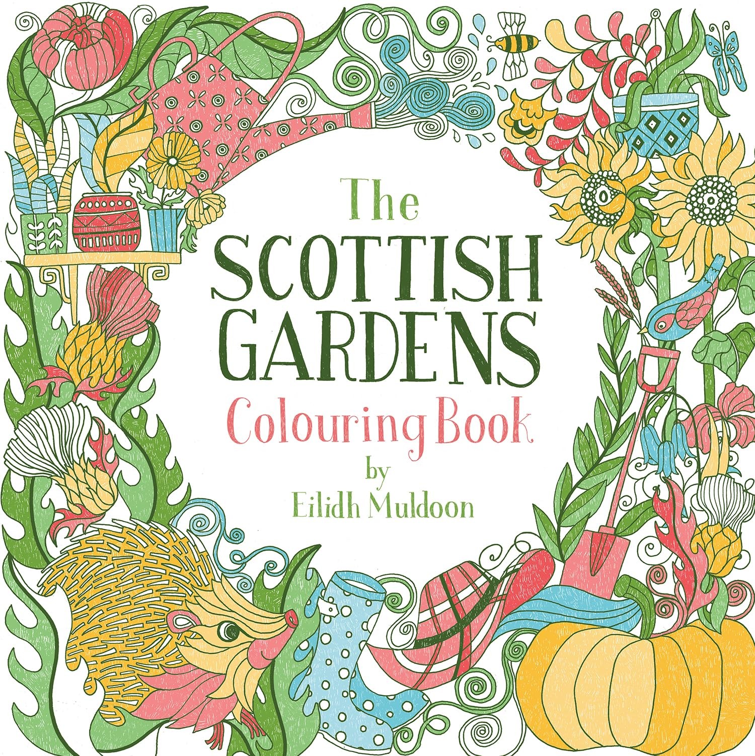 The Scottish Gardens Colouring Book (Birlinn Colouring Books)