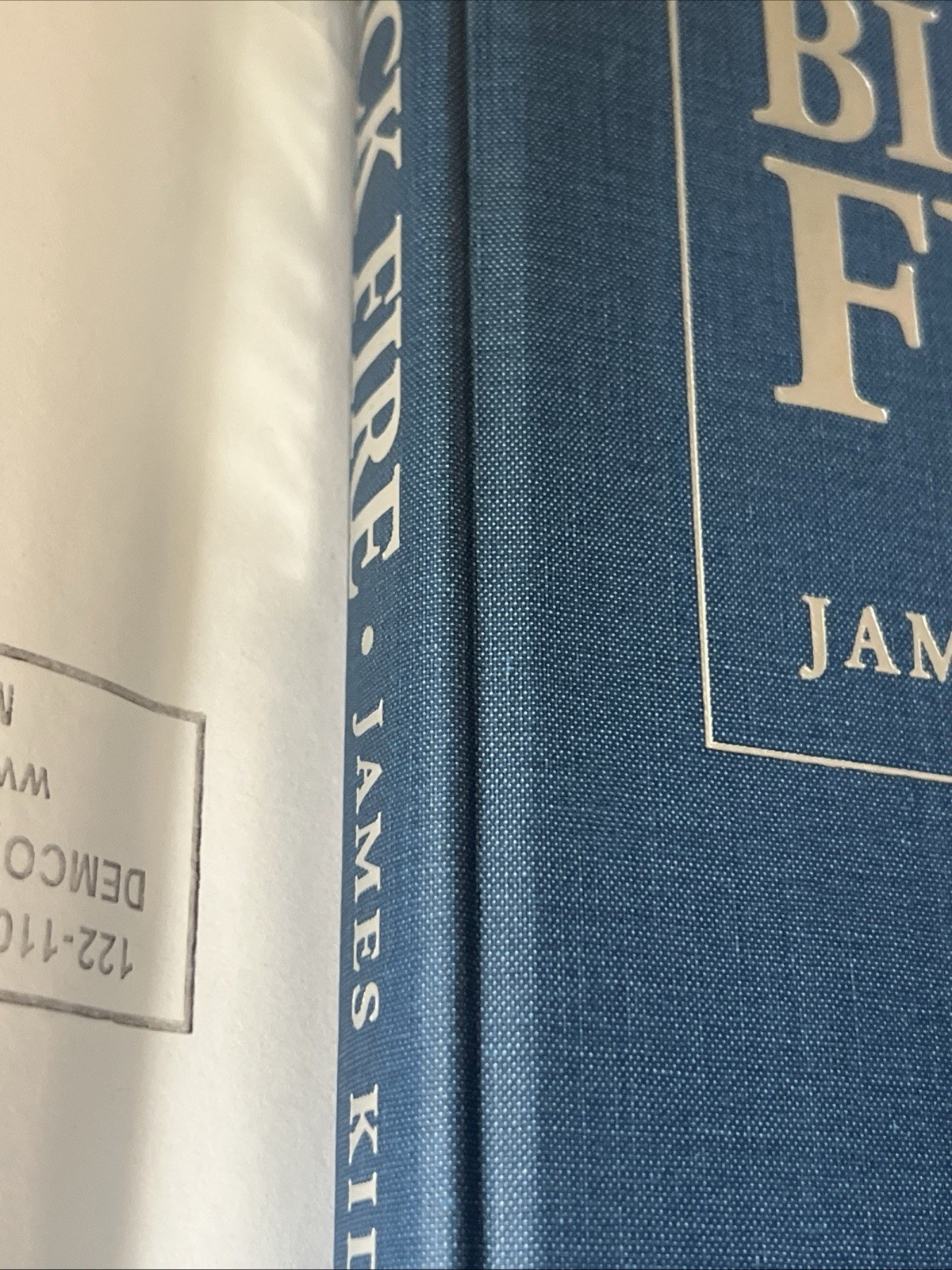 Black Fire, by James Kidman, 2004, Cemetery Dance, Limited Signed First Edition