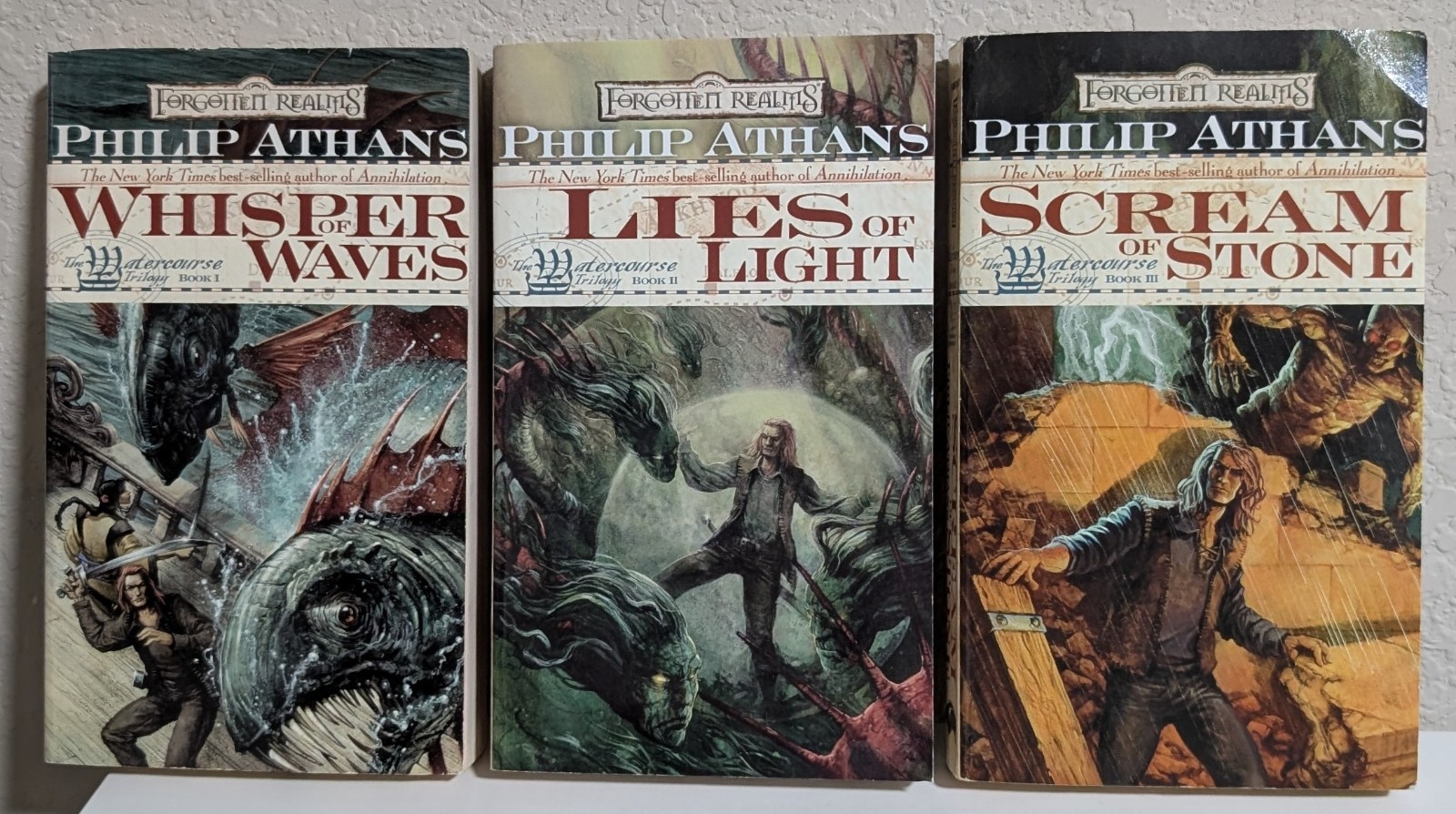 Forgotten Realms = Philip Athans = THE WATERCOURSE TRILOGY = 3 pbks VG all 1/1st