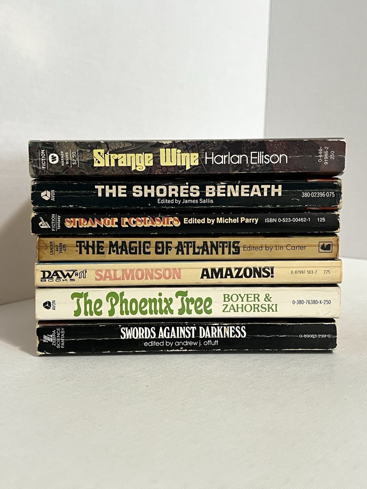 SF Lot Harlan Ellison Clark Ashton Smith Algernon Blackwood Machen Samuel Delany