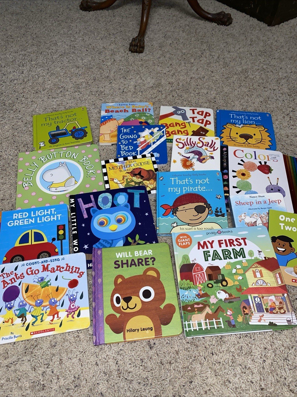 Lot of 5 Children BOARD Hardcover BABY TODDLER DAYCARE Kids BOOKS *RANDOM MIX*