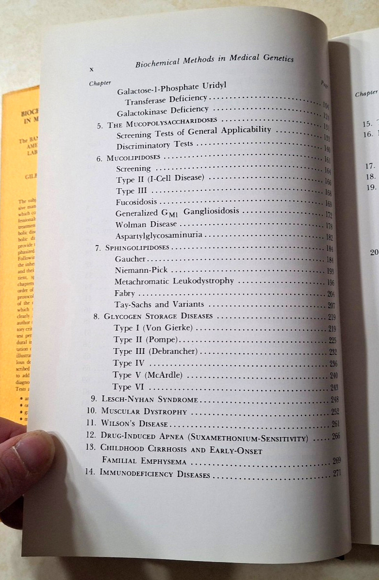Biochemical Methods in Medical Genetics American Lecture Series SIGNED HCDJ 1977