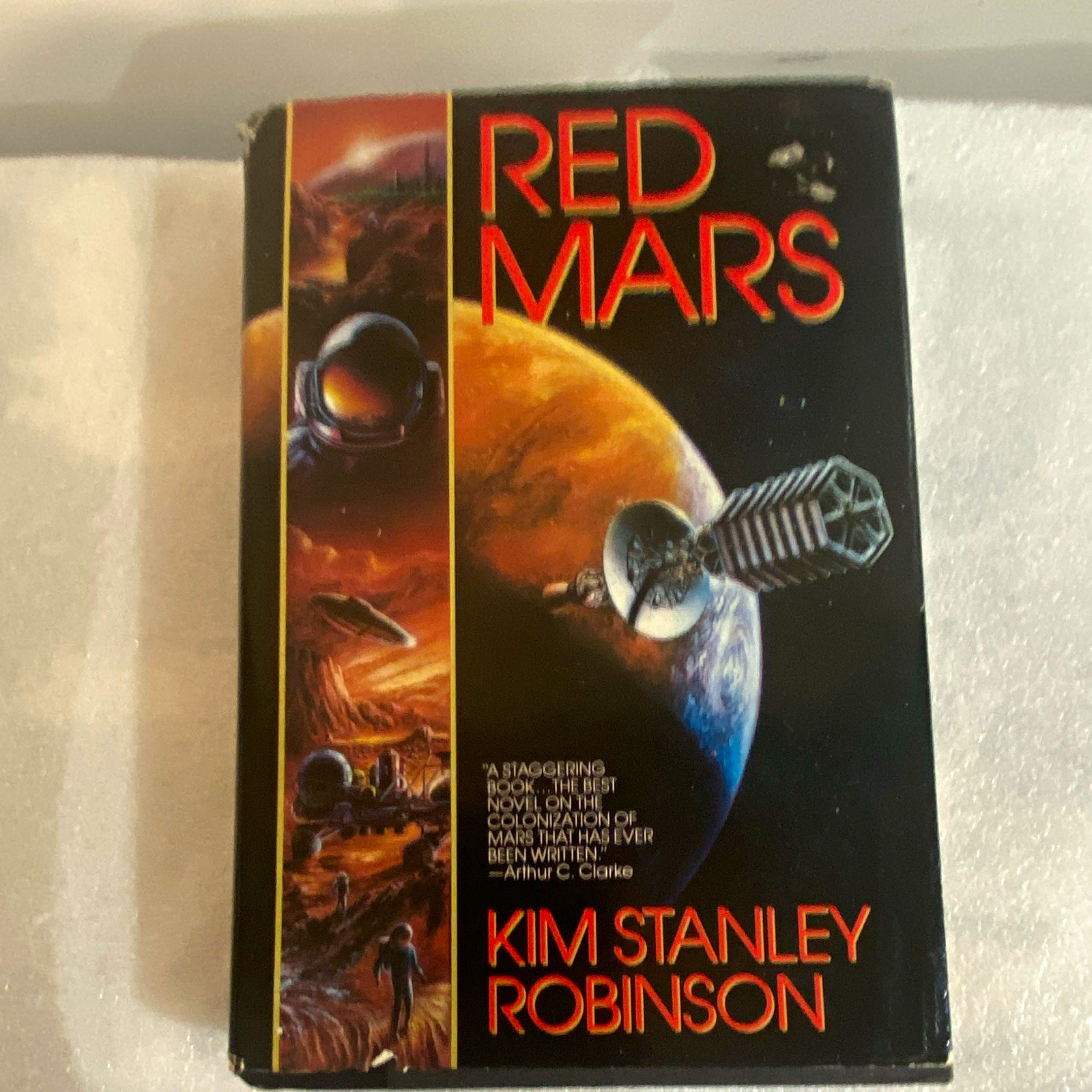 “Red Mars by Kim Stanley Robinson (1993) Hardcover, Later Print/1st Edition DJ