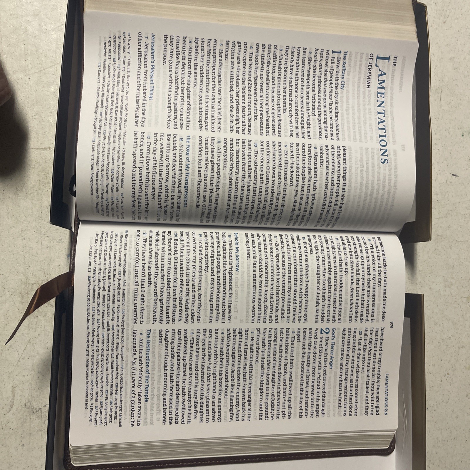 KJV Large Print Verse-By-verse Ref Bible, Maclaren Series, Brown Leathersoft