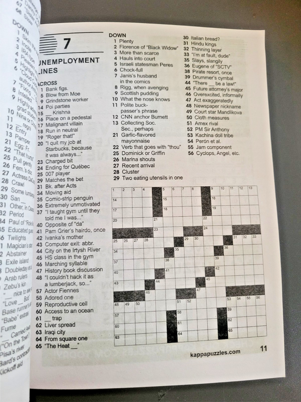 Lot of 3 Jumbo Crossword Books by Kappa -USA & 2 Superbs- 380+ Puzzle Challenges