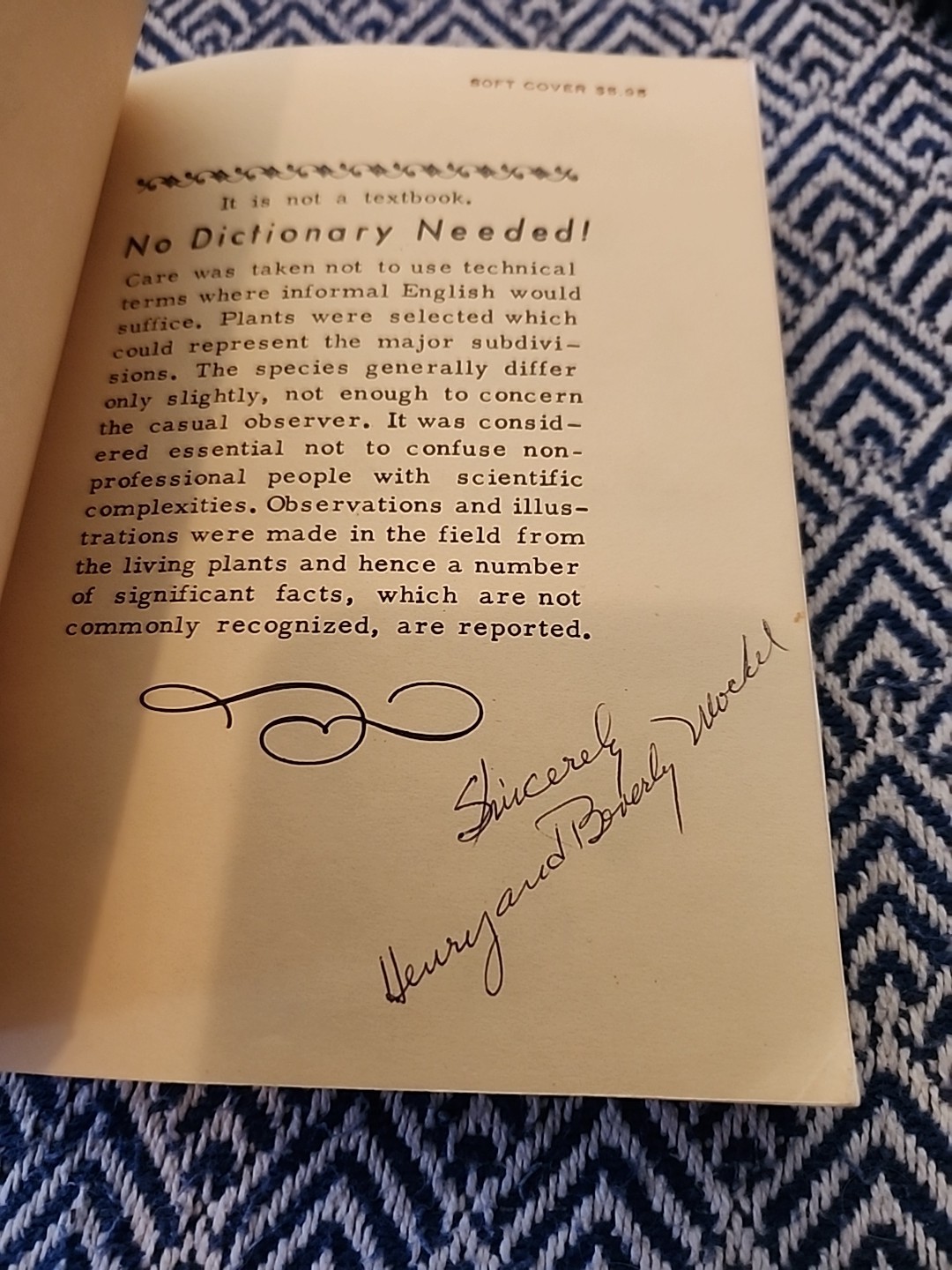 Mockel’s Desert Flower Notebook SIGNED by Author