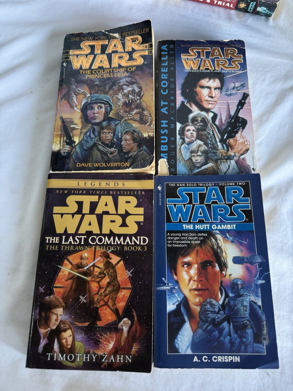 Lot of 21 Star Wars PB Books Various Authors & Series X-Wing Jedi Academy Order