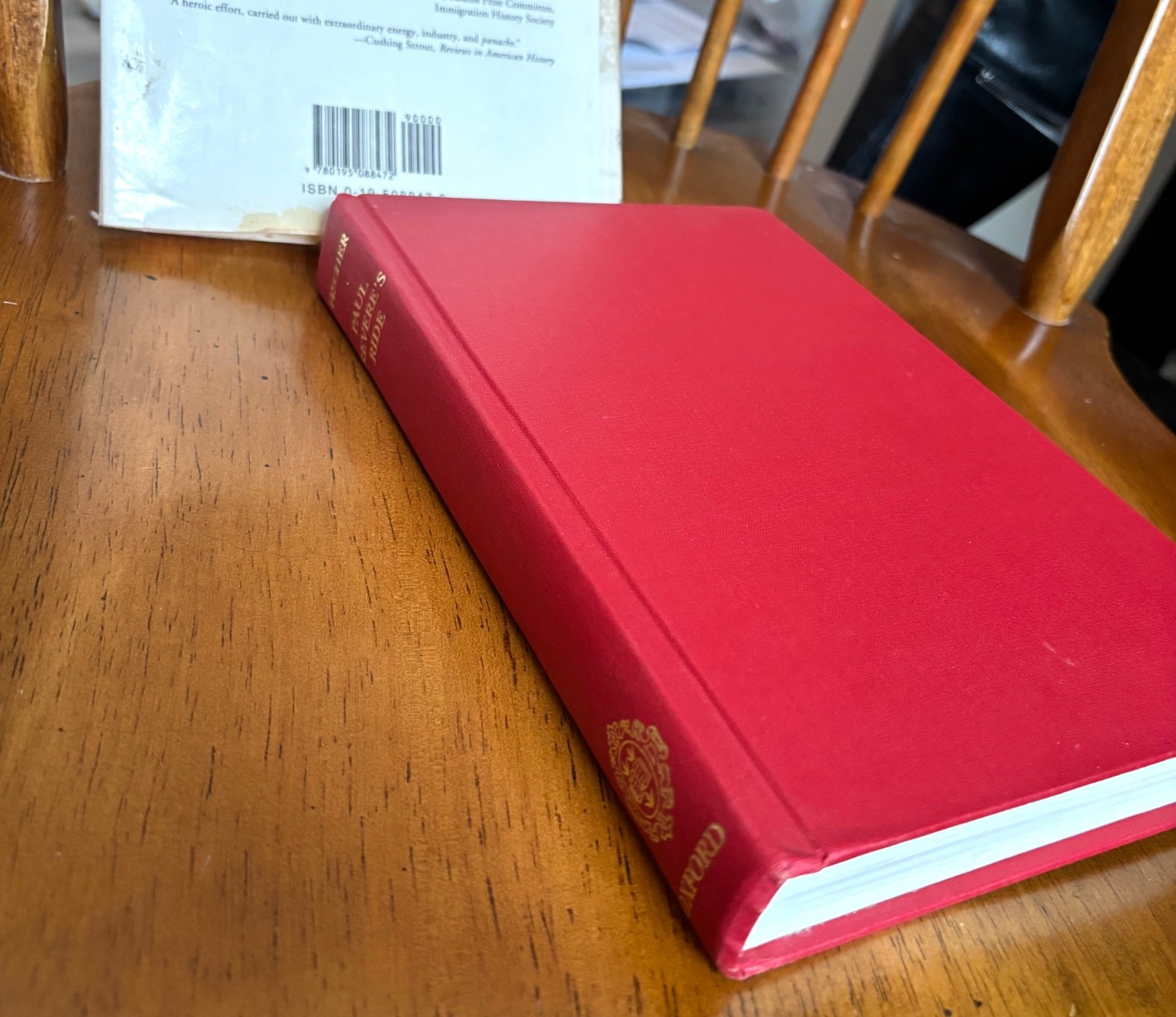 Paul Revere’s Ride – David Hackett Fischer – 1994 Oxford Hardcover w/ DJ