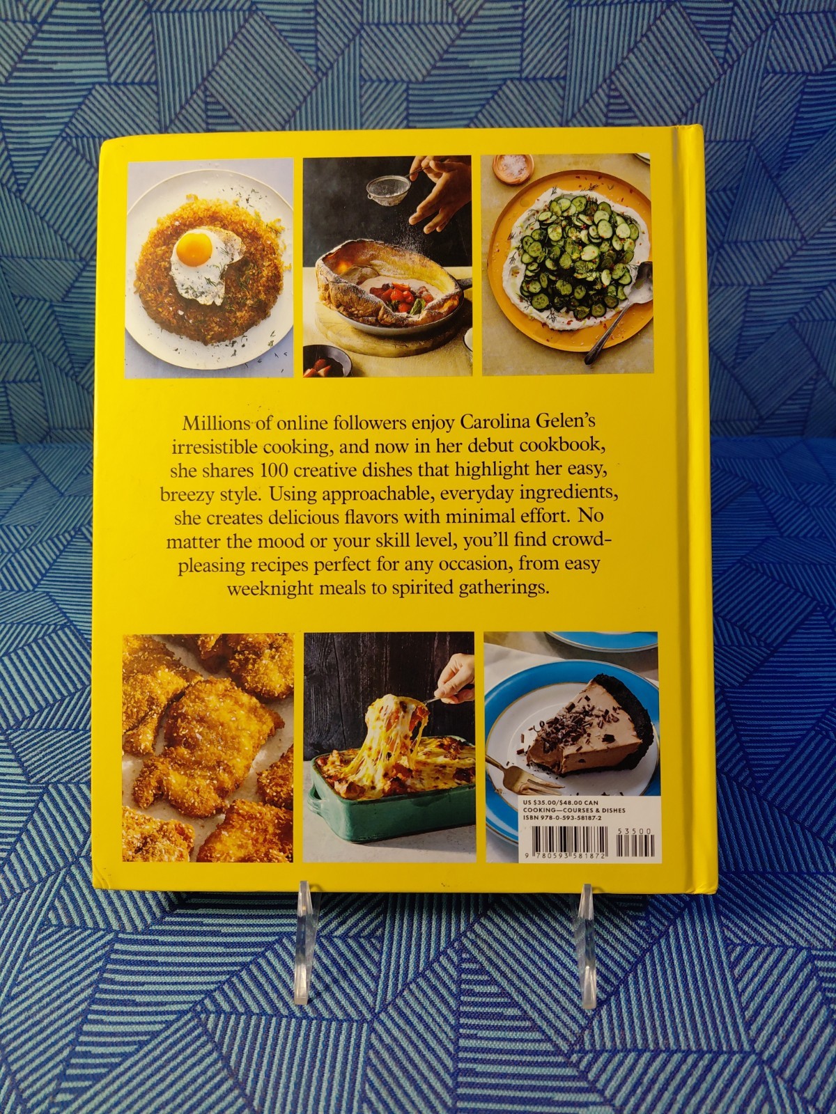 Pass the Plate by Carolina Gelen HARDCOVER BOOK cookbook