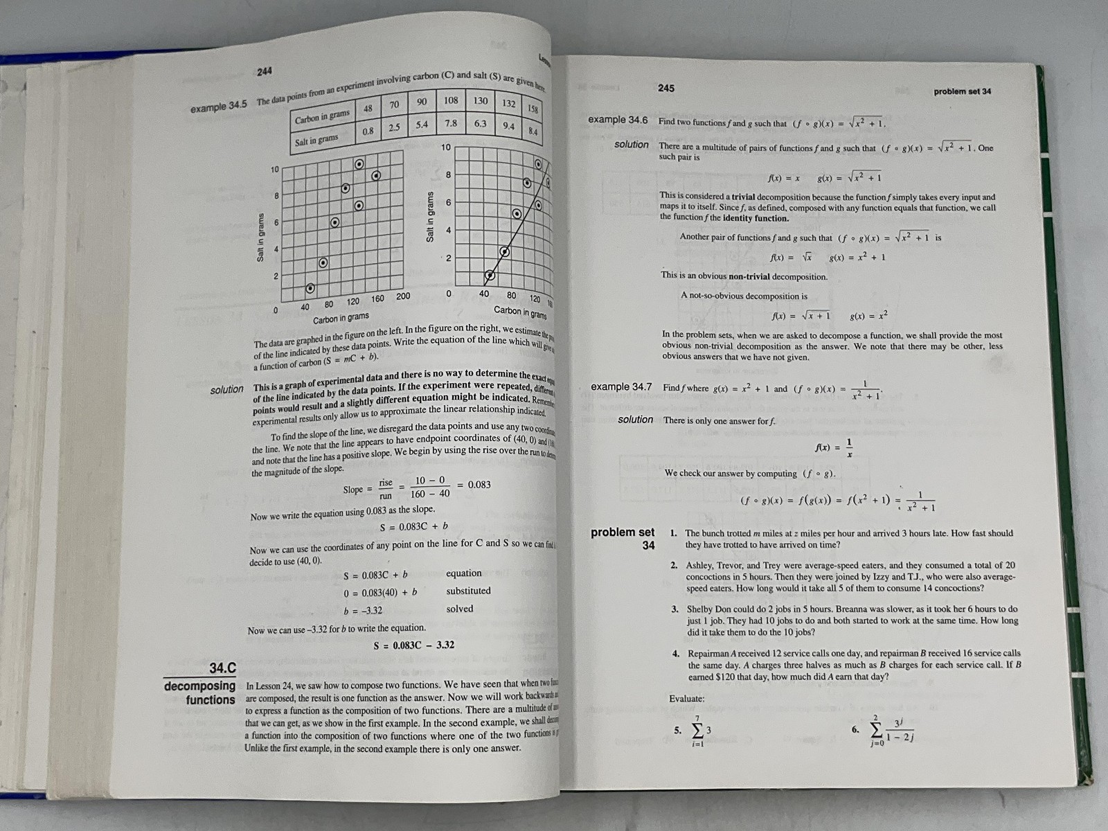 Advanced Mathematics: Incremental Development John H Saxon 1996 HC