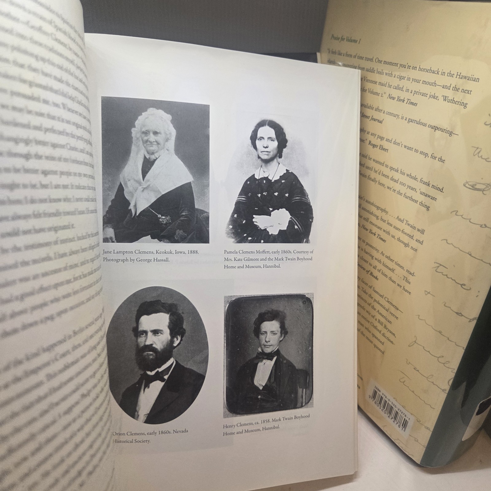 Mark Twain Autobiography Book Lot Vol 1 & 2 HCDJ California University Press