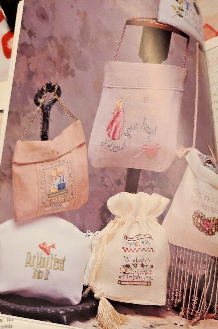 555 LITTLE SAYINGS IN CROSS-STITCH by Marie Barber Hardcover Book 128 Pages