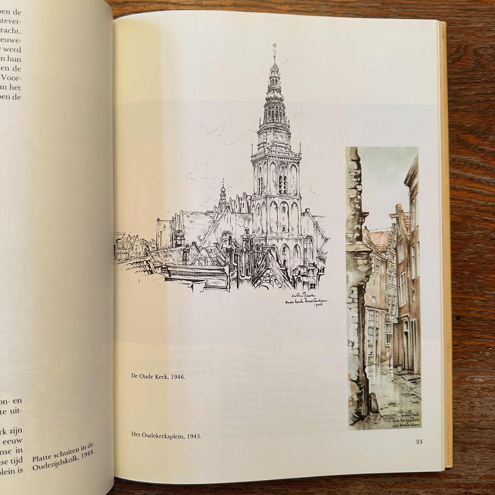 Memories of Amsterdam by Anton Pieck & Hans Vogelesang Dutch Art HC 1987 VG-