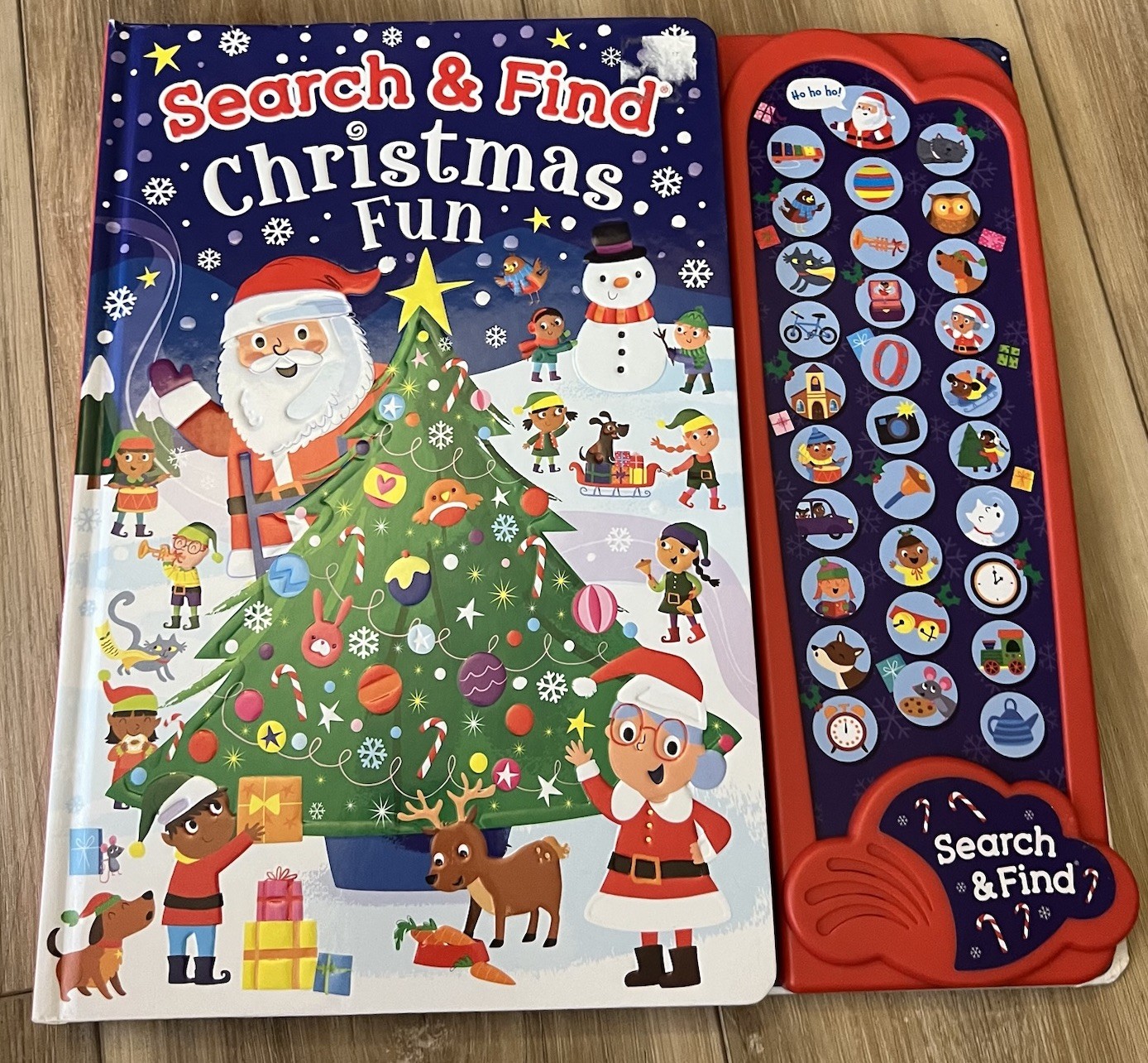 Search & Find Christmas Fun Sound Book – 30 Interactive Buttons – Tested/Works!