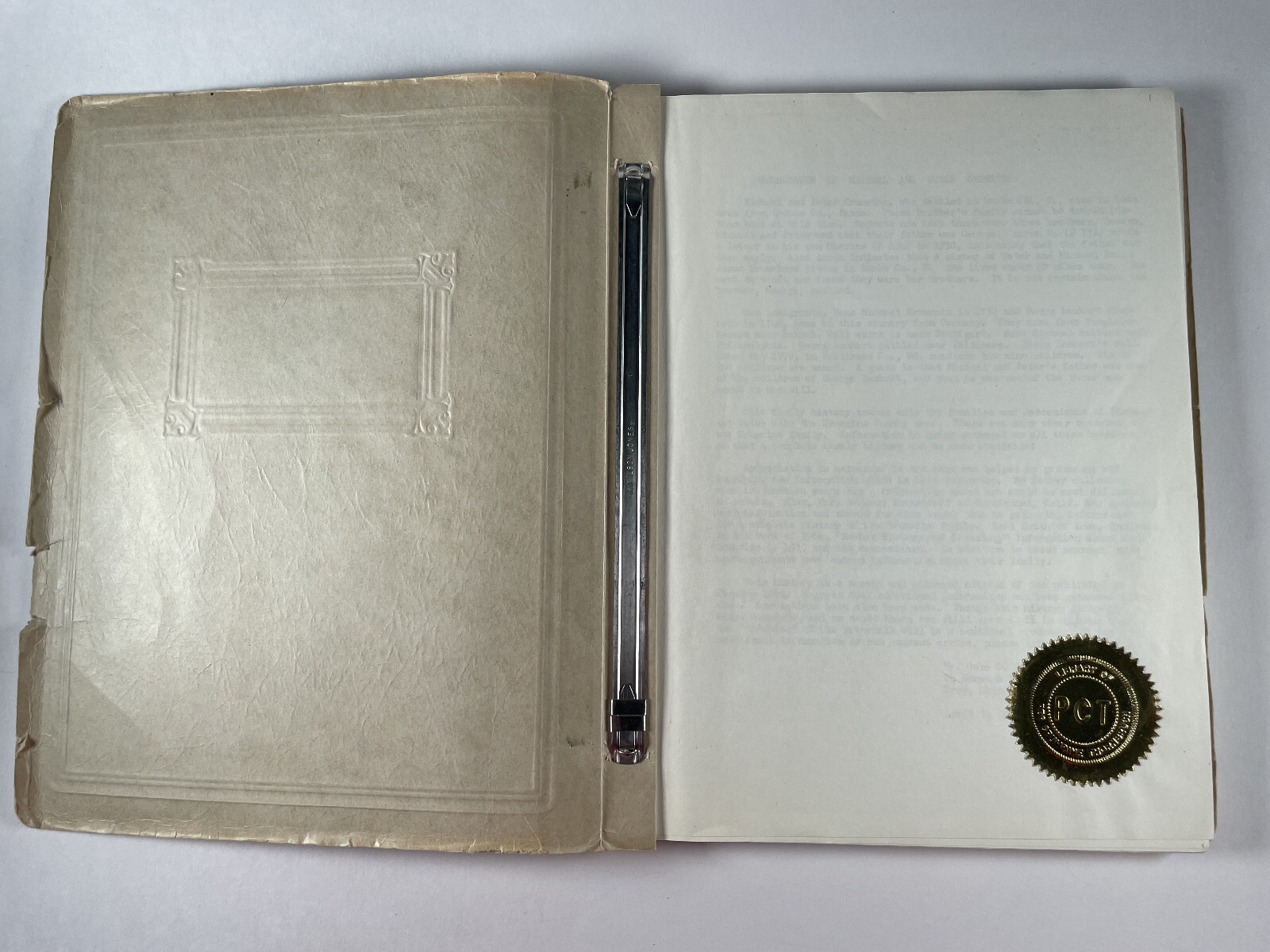 Descendants of Michael & Peter Crumrine 1971 Gale D. Crumrine PB
