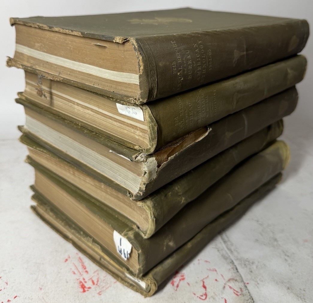 Bureau of American Ethnology Annual Reports Lot Of 6