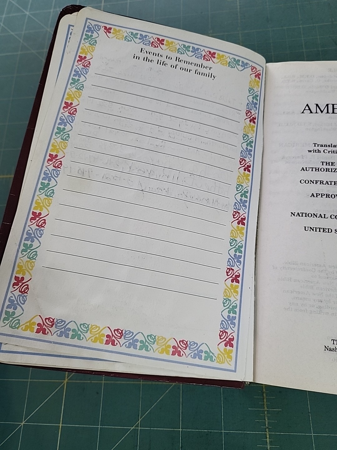 Catholic First Communion Holy Bible – 9053NCBG – Catholic Bible Press -SEE PHOT