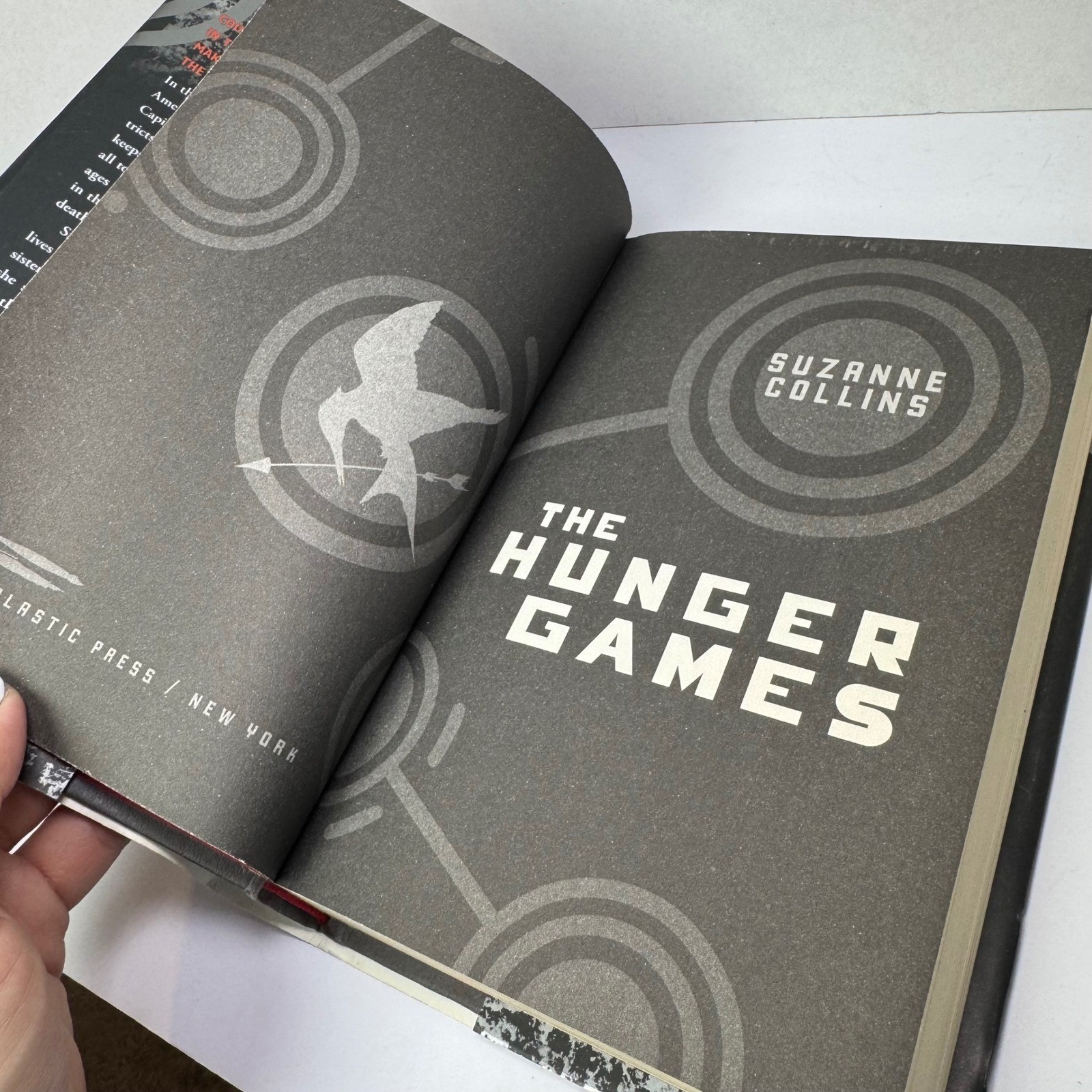 The Hunger Games Suzanne Collins Hardcover Book Scholastic Press First Edition