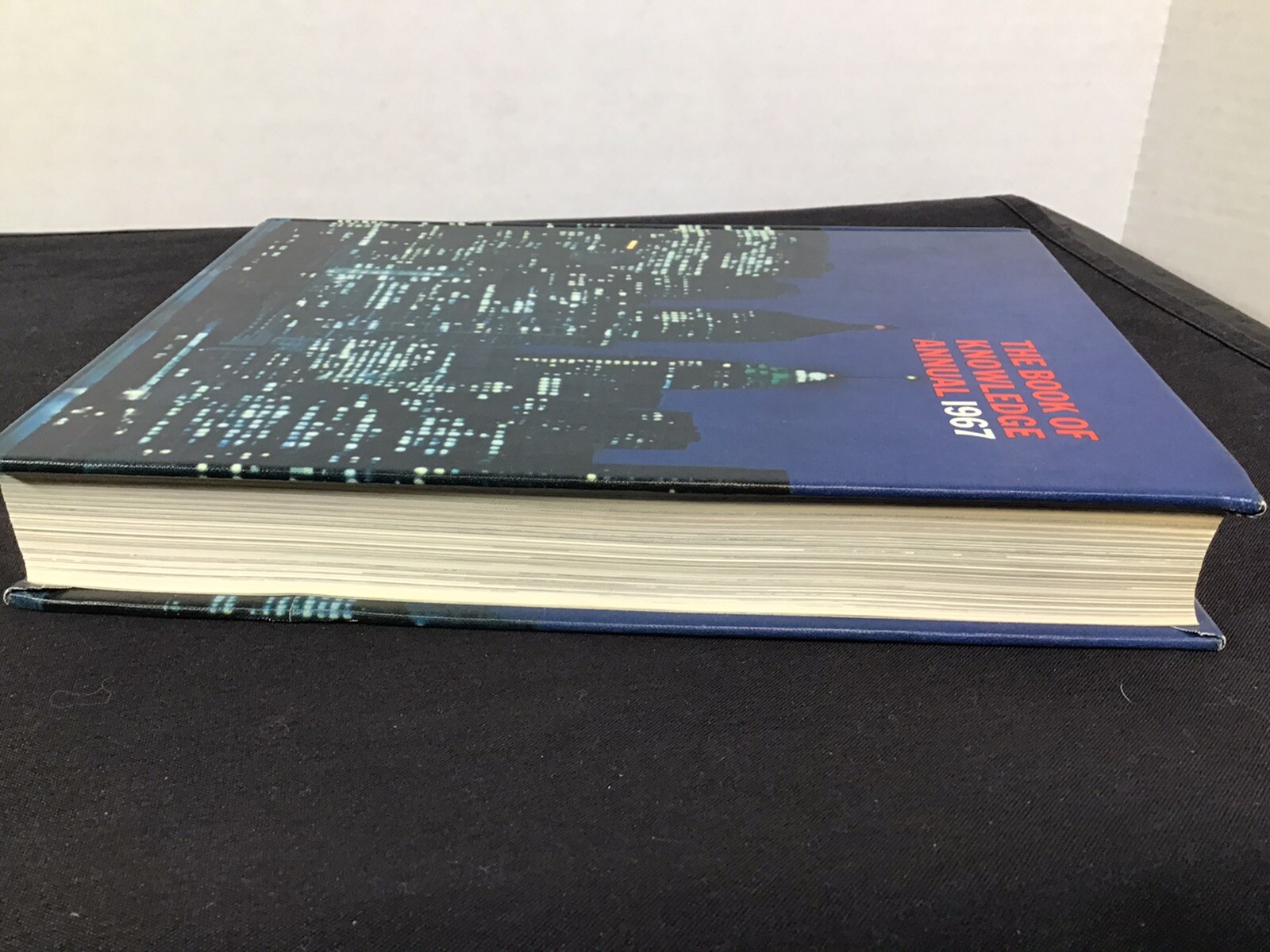1967 The Book of Knowledge Annual Grolier 420 pages Hardcover Book